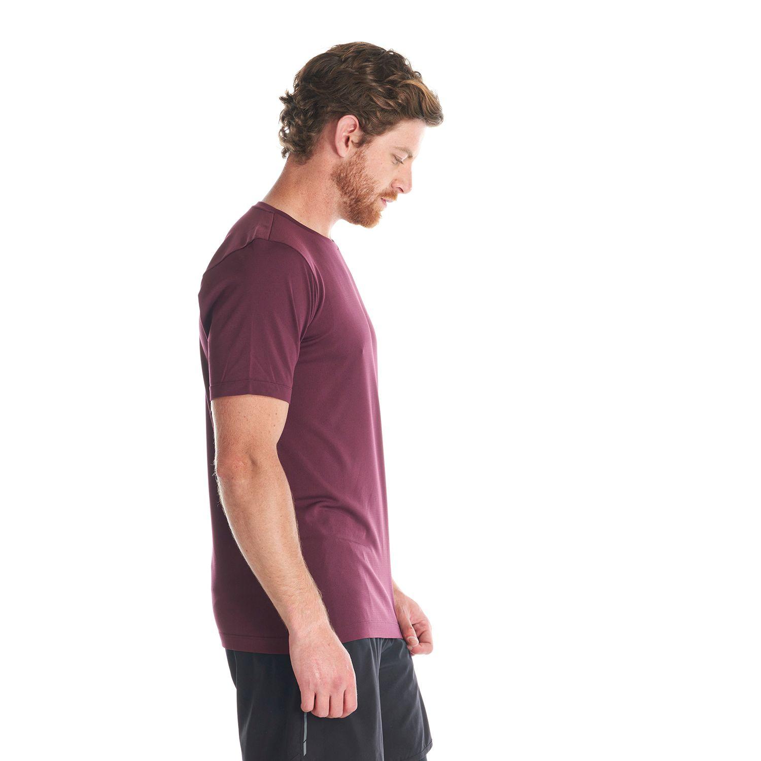 Polera Hombre B-Ready Seamless T-Shirt Rojo Oscuro Lippi-3