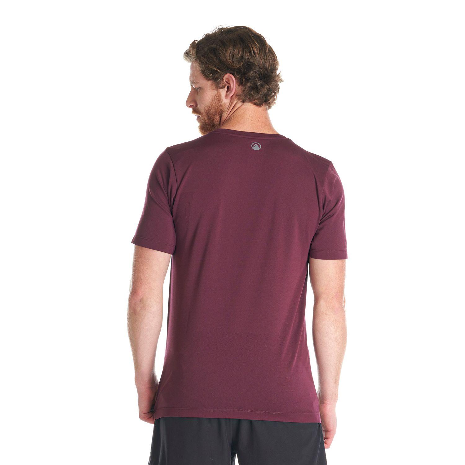 Polera Hombre B-Ready Seamless T-Shirt Rojo Oscuro Lippi-5