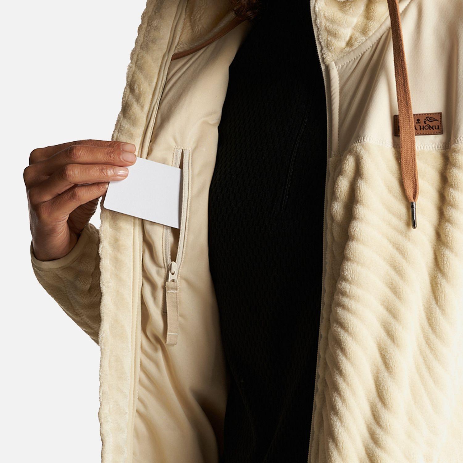Chaqueta Mujer Polaroid Beige Haka Honu-5