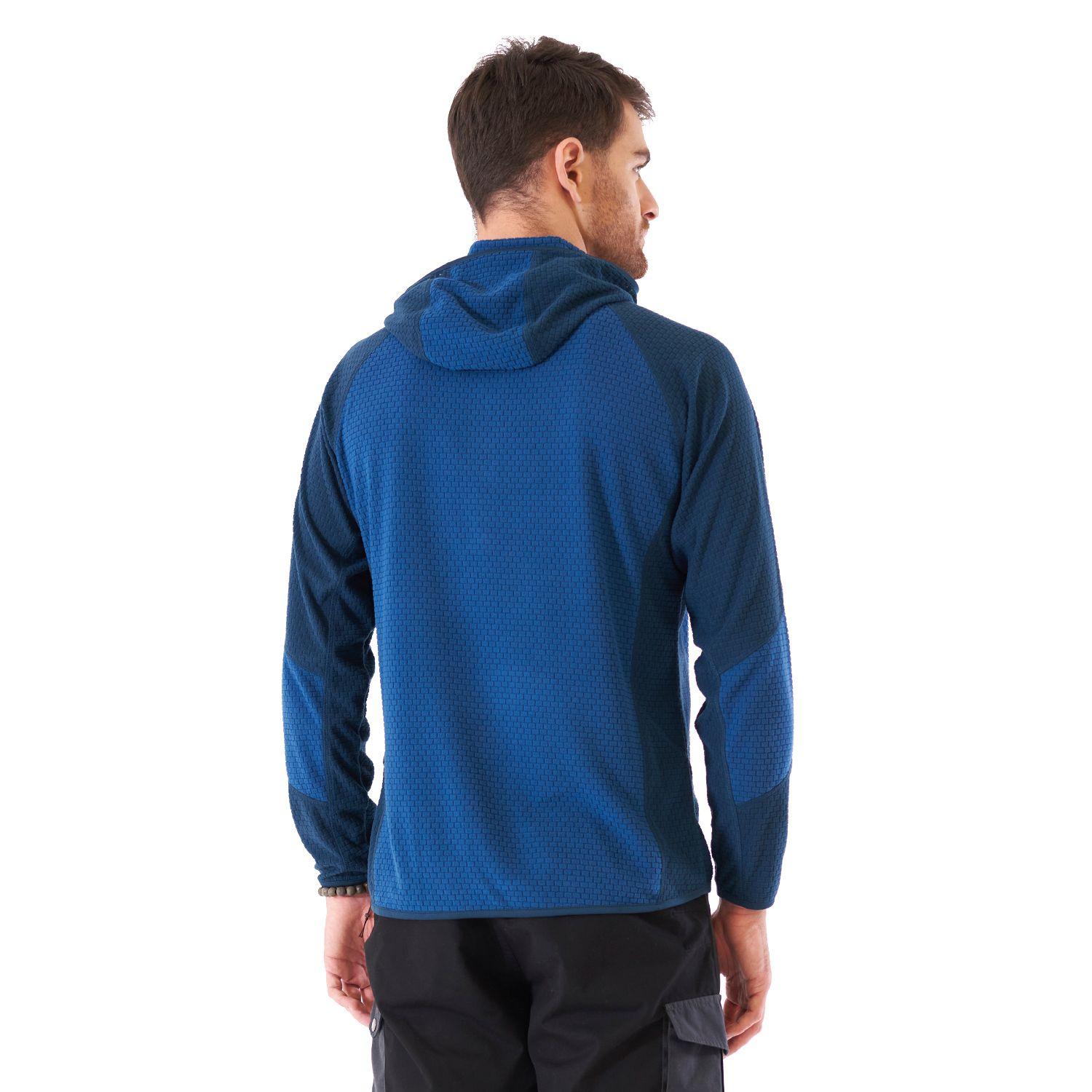 Poleron Hombre Jacaranda Nano-F 14 Zip Hoody Azul Lippi V21-3