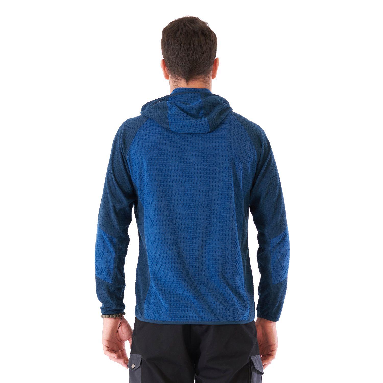 Poleron Hombre Jacaranda Nano-F 14 Zip Hoody Azul Lippi V21-6