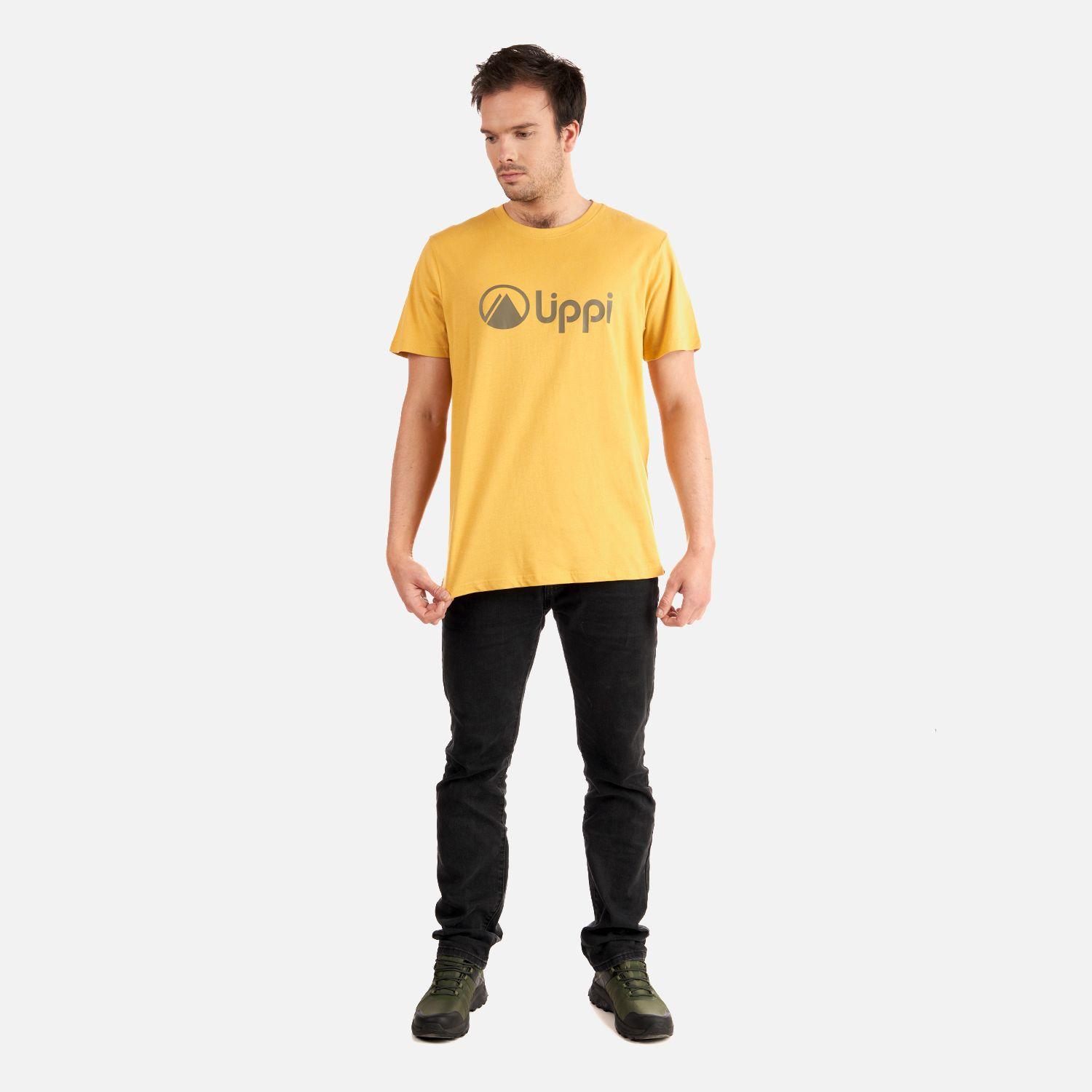 Polera Hombre Logo Lippi T-Shirt Mostaza Lippi-5