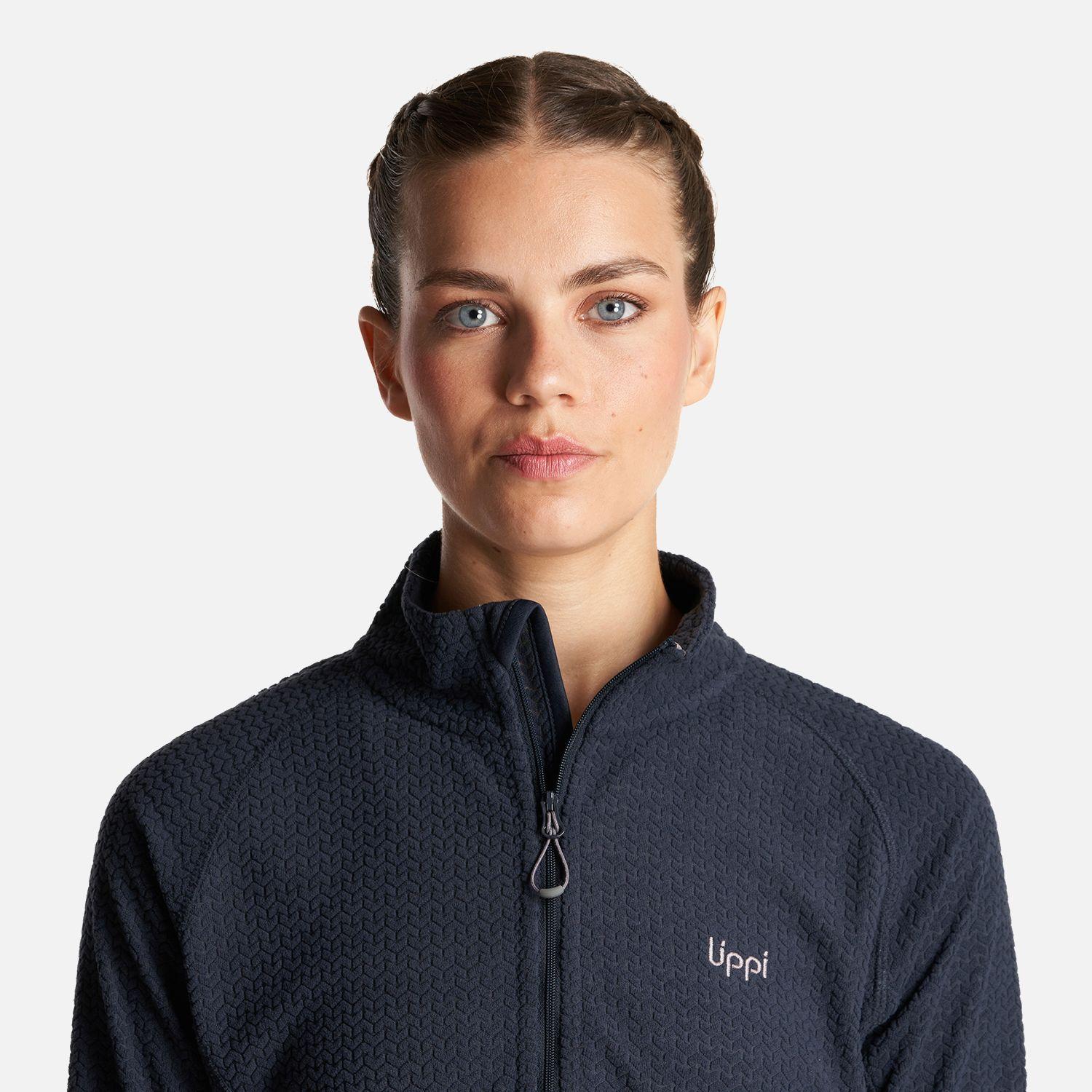Poleron Mujer Jacaranda Nano-F 14 Zip Azul Marino Lippi I23-4