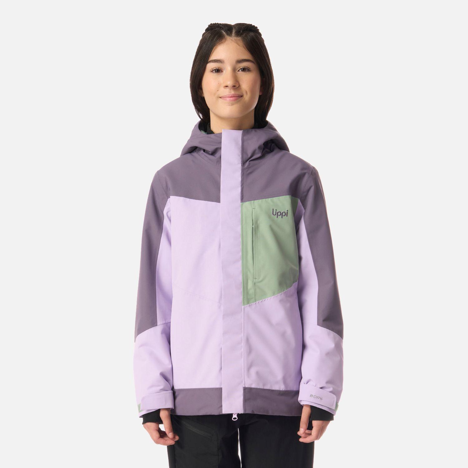 Chaqueta Teen Girl Andes B-Dry Hoody Jacket Lila Lippi I26-0