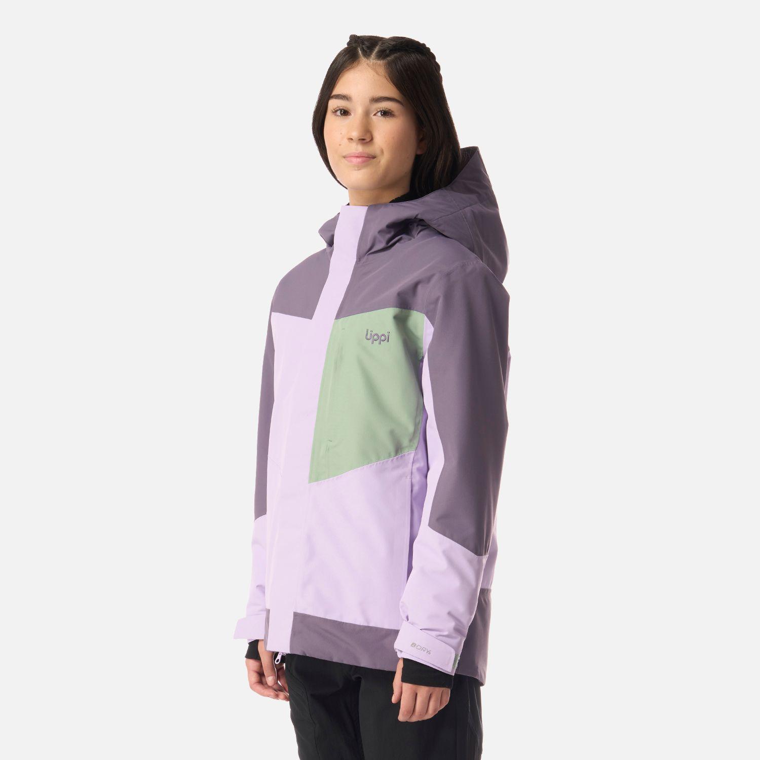 Chaqueta Teen Girl Andes B-Dry Hoody Jacket Lila Lippi I26-1