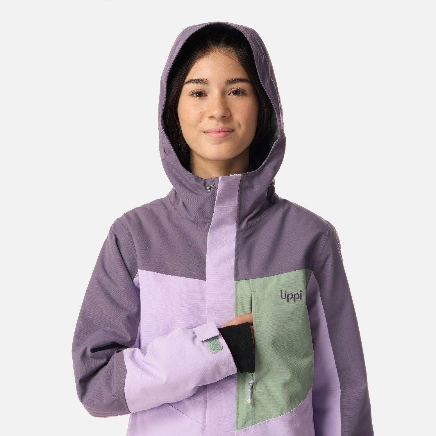 Chaqueta Teen Girl Andes B-Dry Hoody Jacket Lila Lippi I26-3