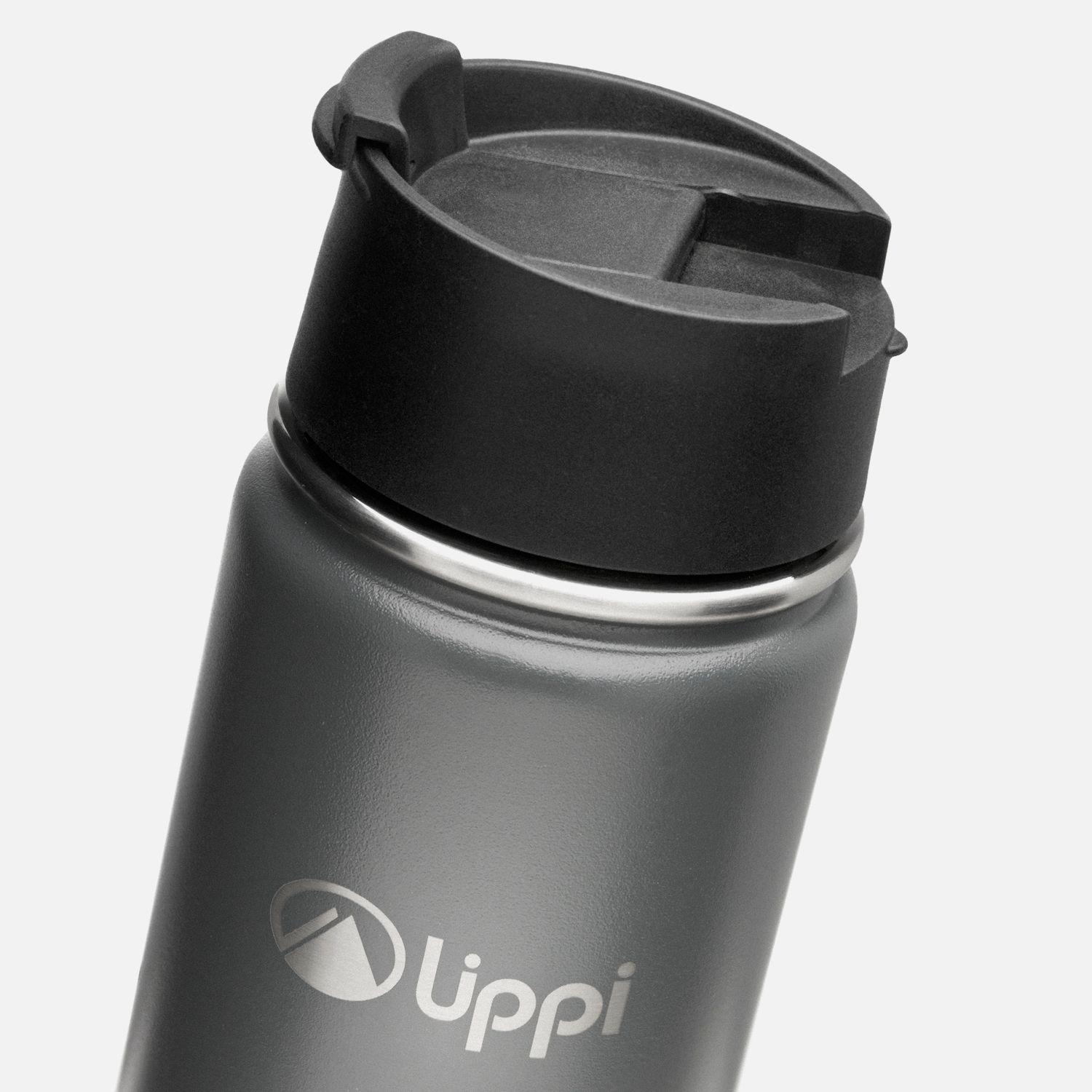 Botella Unisex Light Steel Hot Top Bottle 550 ML Grafito Lippi-1