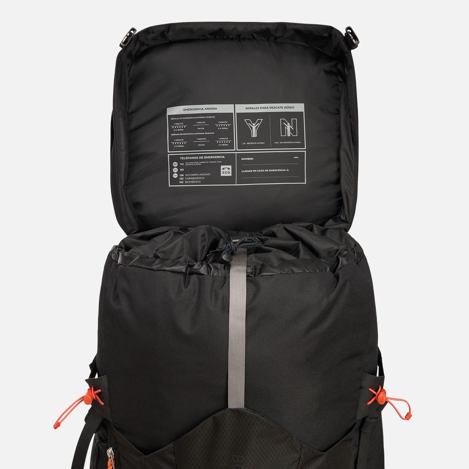 Mochila X-perience 65L Backpack Negro Lippi V25-6