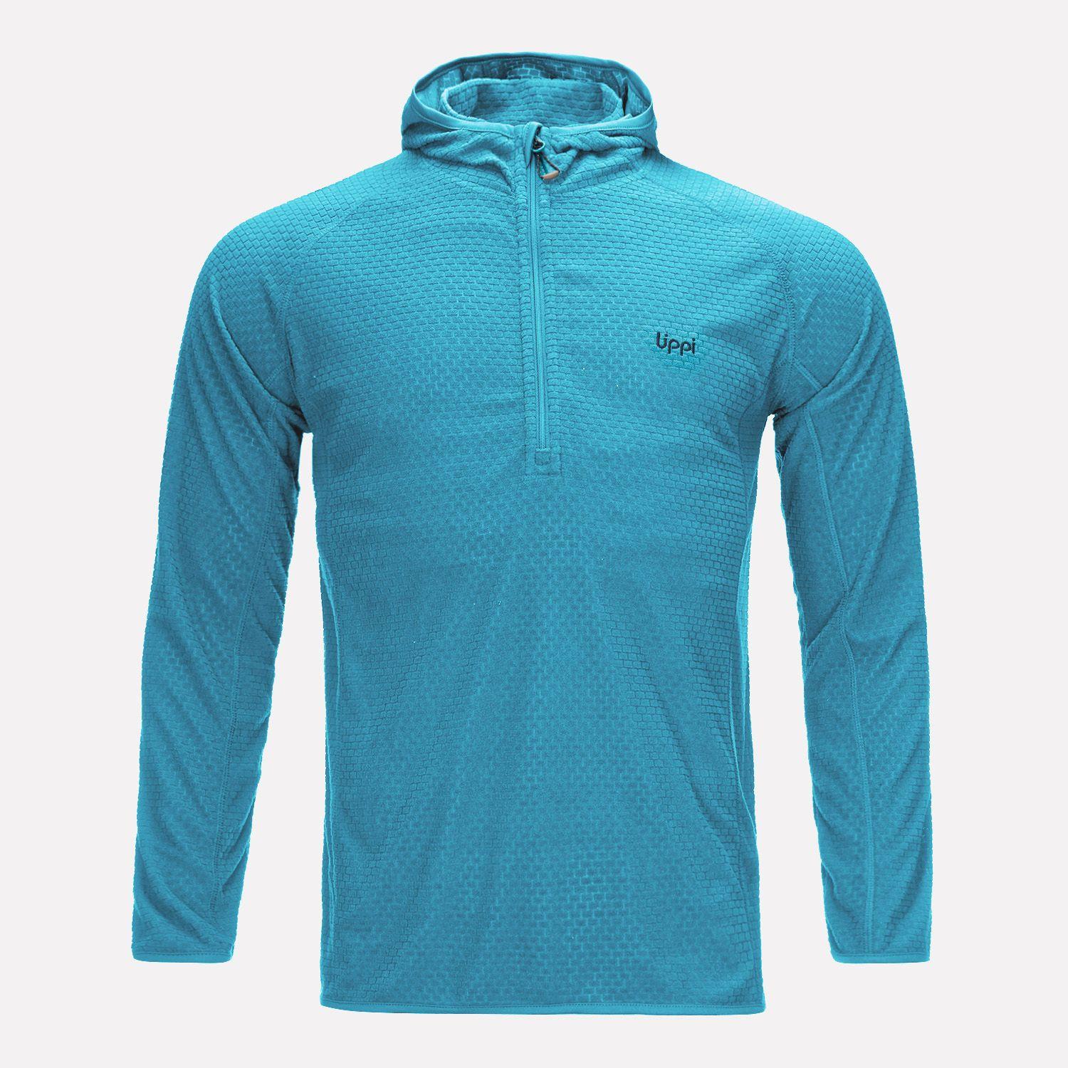 Poleron Hombre Jacaranda Nano-F 14 Zip Hoody Azul Lippi I22-0