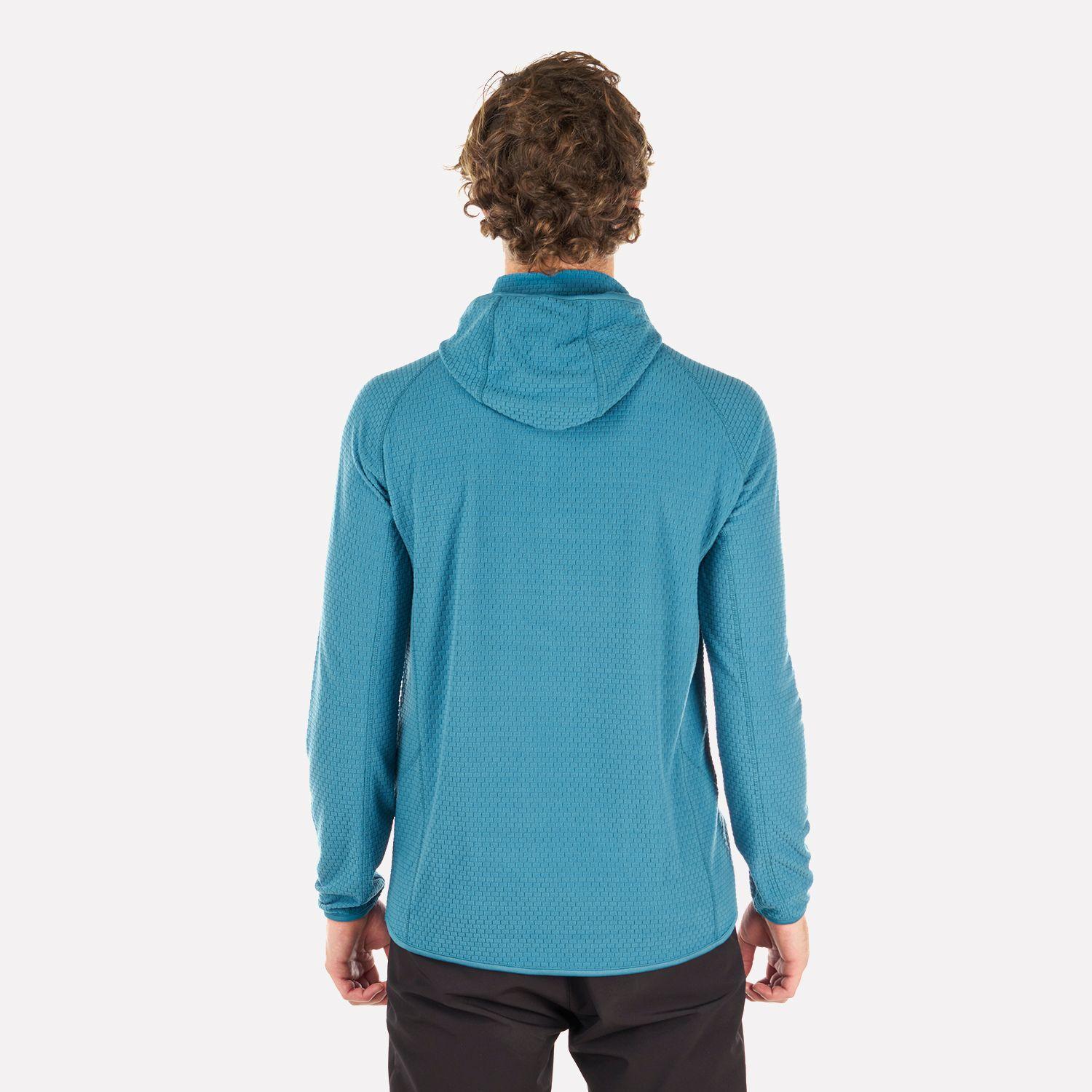 Poleron Hombre Jacaranda Nano-F 14 Zip Hoody Azul Lippi I22-2