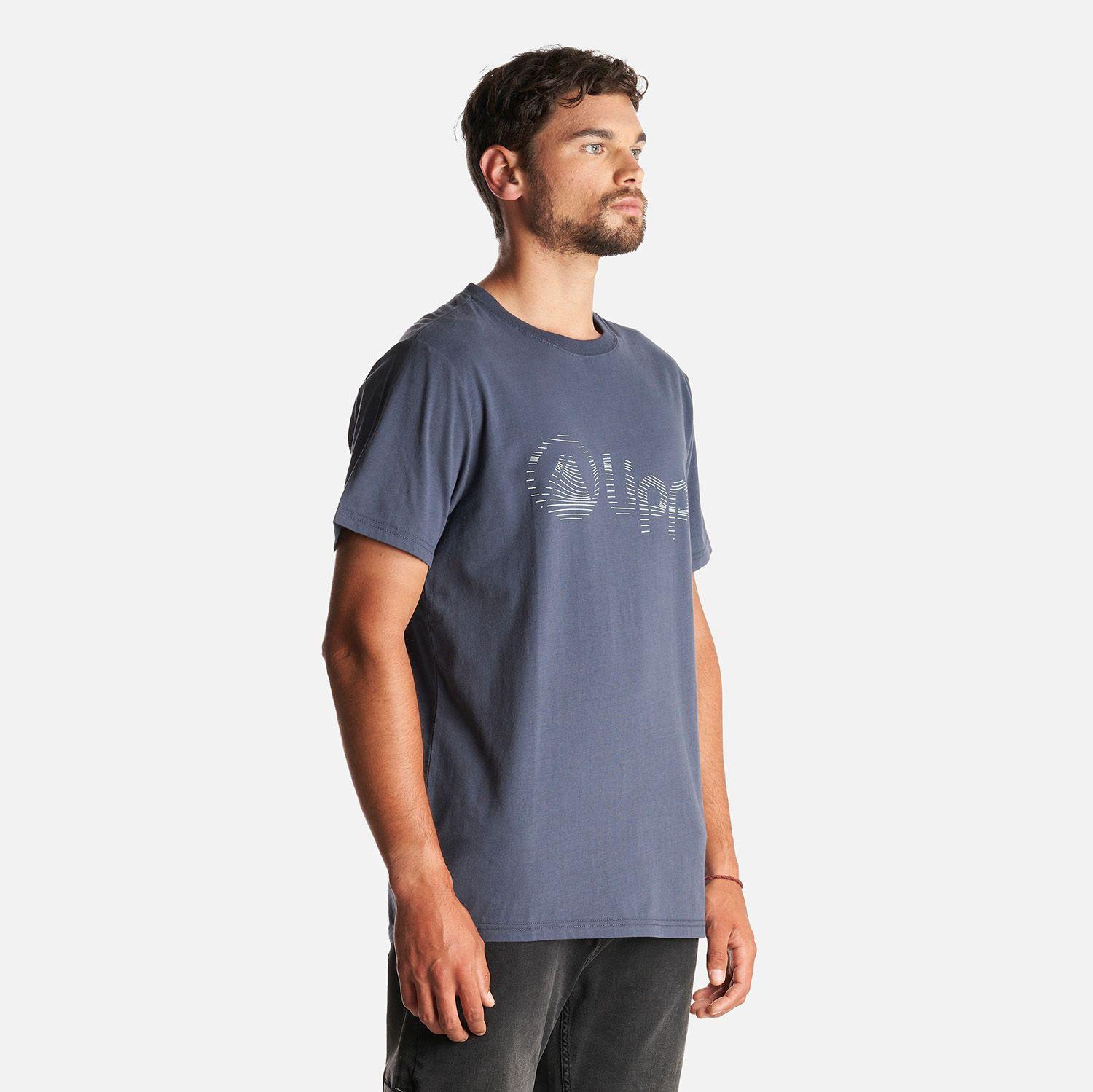 Polera Hombre Logo Lippi T-shirt Azul Noche Lippi-2
