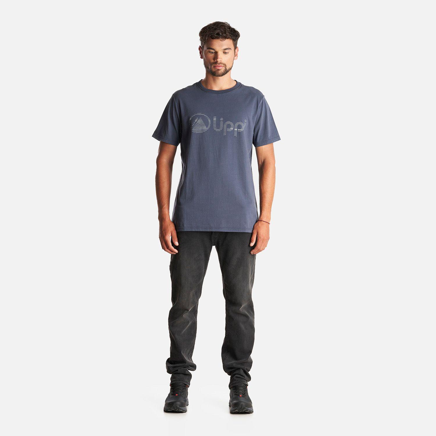Polera Hombre Logo Lippi T-shirt Azul Noche Lippi-5