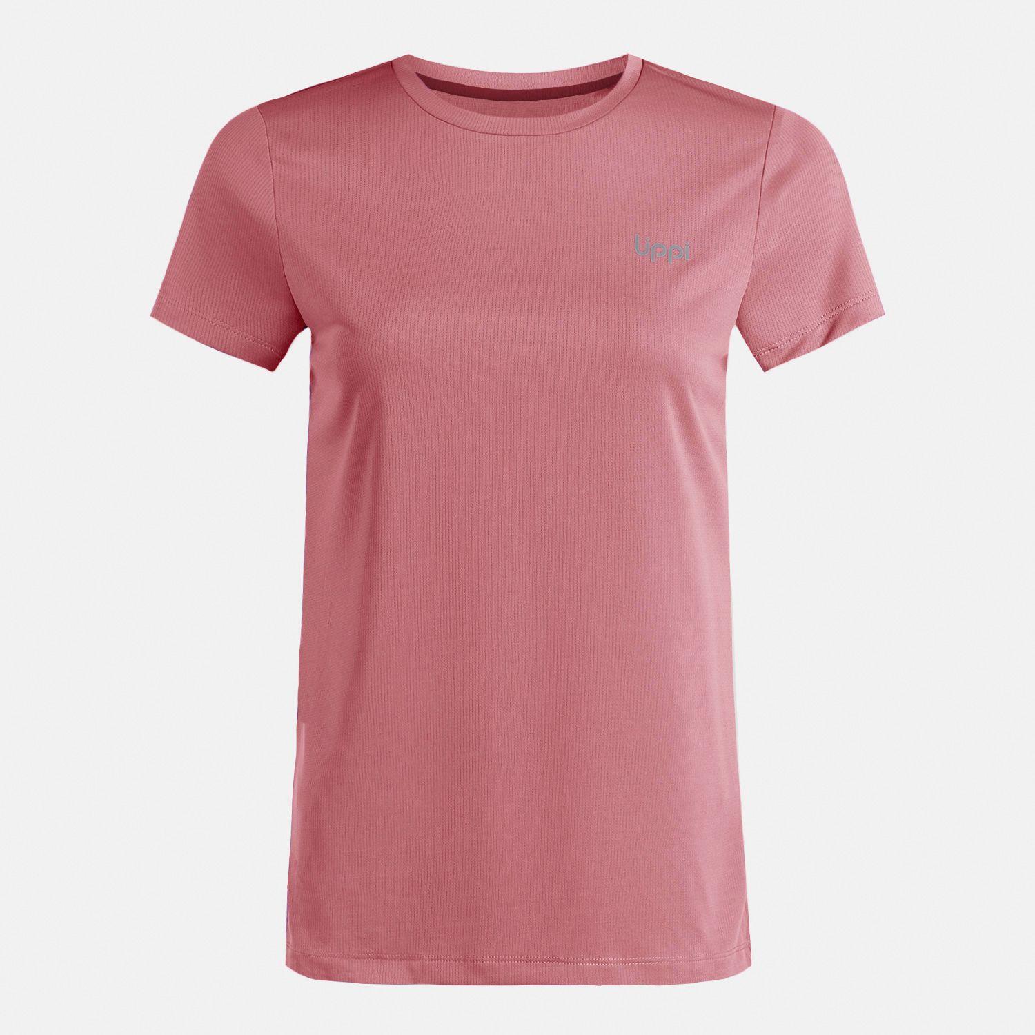 Polera Mujer Core Q-Dry T-Shirt Rosa Oscuro Lippi V26-6