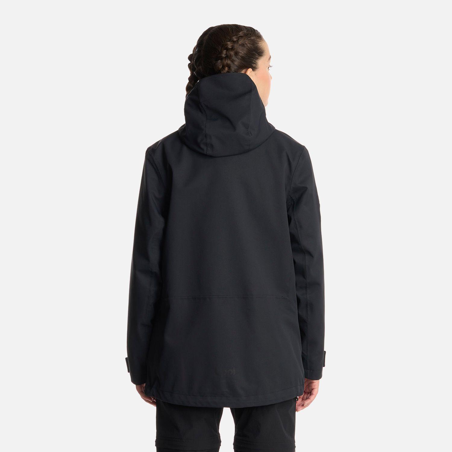 Chaqueta Teen Girl Lake Fusion 3 B-Dry Hoody Negro Lippi I25-3