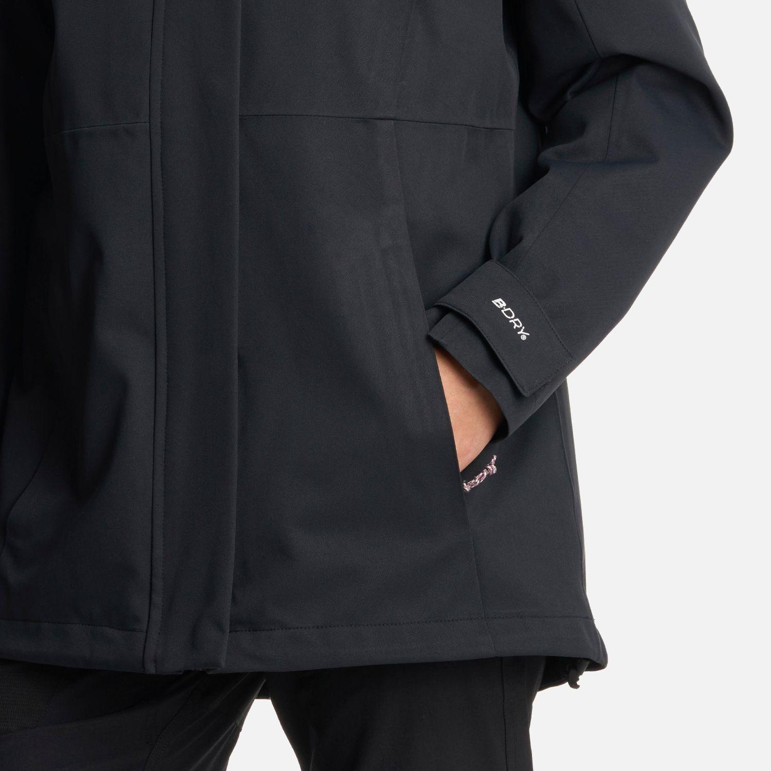 Chaqueta Teen Girl Lake Fusion 3 B-Dry Hoody Negro Lippi I25-6