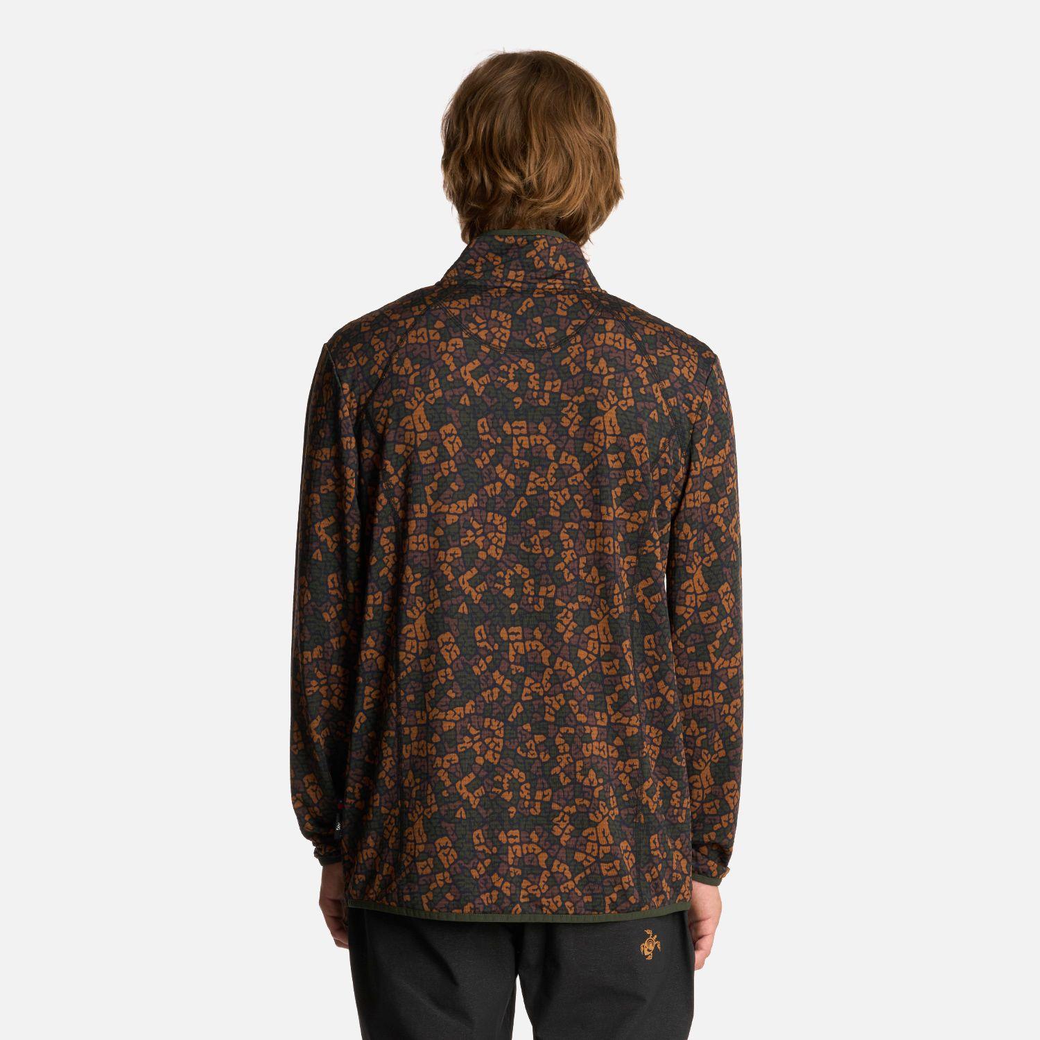 Polerón Hombre Taina Print Verde Militar Haka Honu I25-2