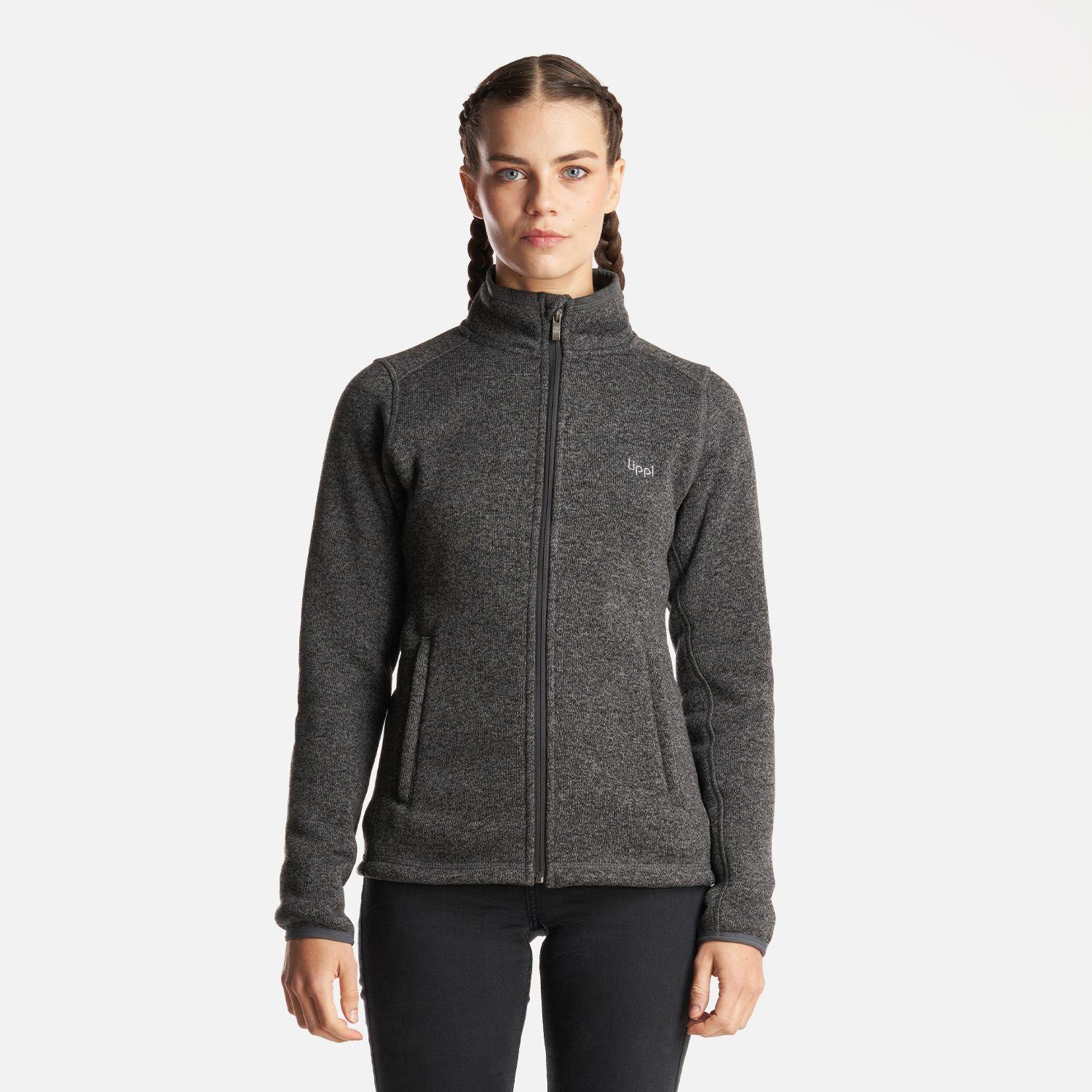 Chaqueta Mujer Coronado Therm-Pro Jacket Melange Negro Lippi-0