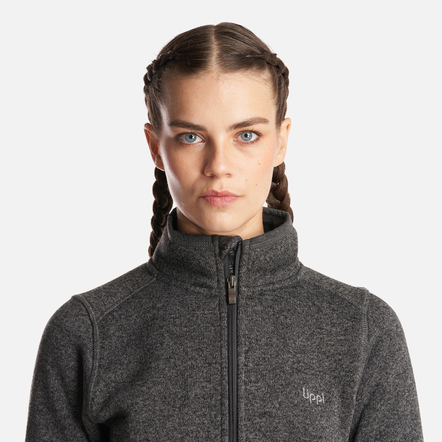Chaqueta Mujer Coronado Therm-Pro Jacket Melange Negro Lippi-3