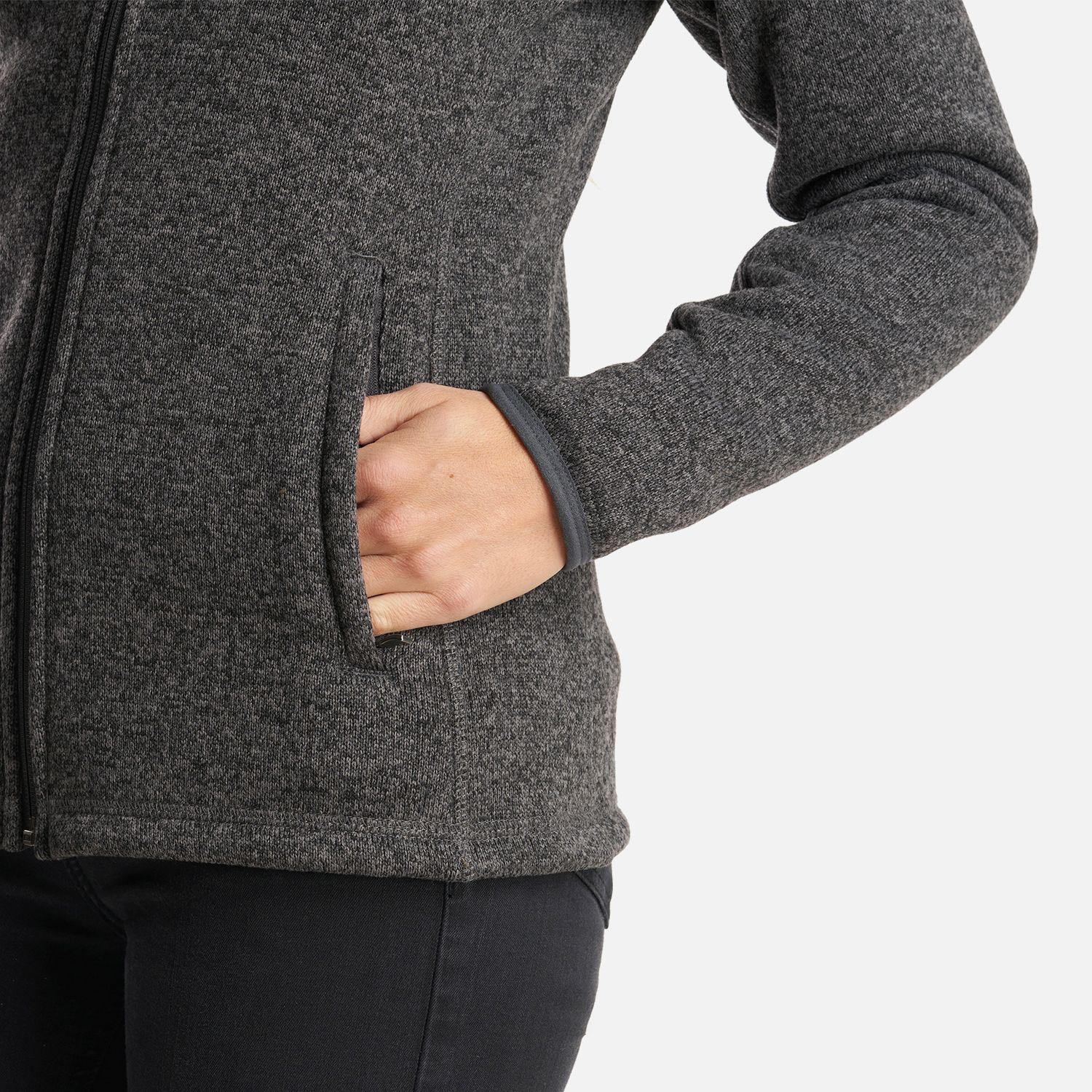 Chaqueta Mujer Coronado Therm-Pro Jacket Melange Negro Lippi-4