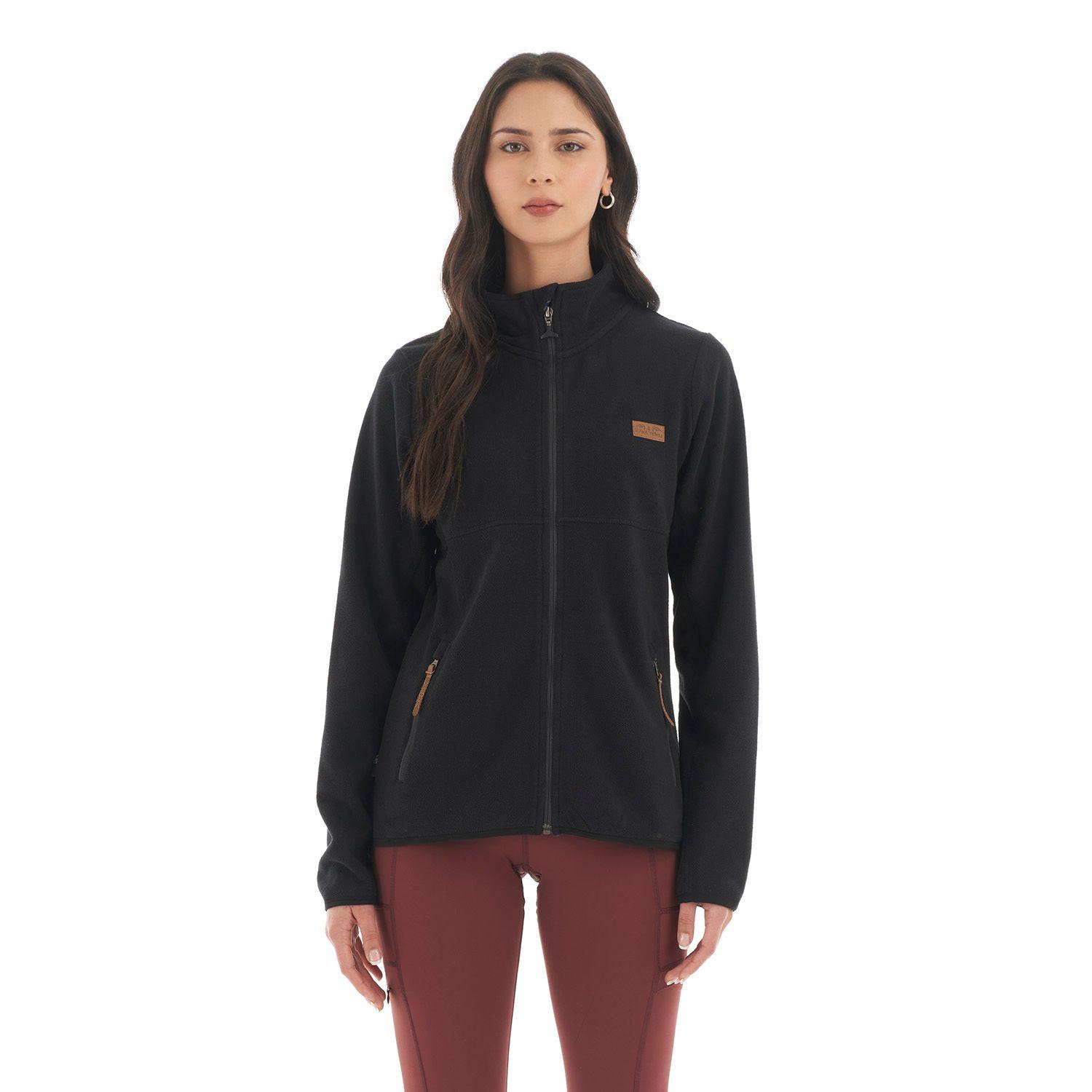 Poleron Mujer Tokerau Pro Negro Haka Honu I22-1