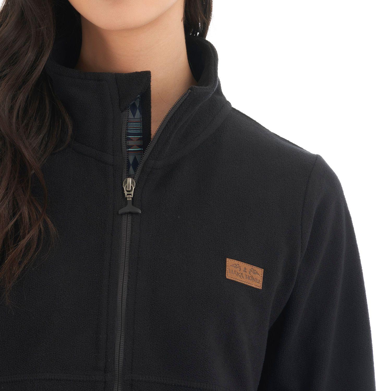 Poleron Mujer Tokerau Pro Negro Haka Honu I22-6