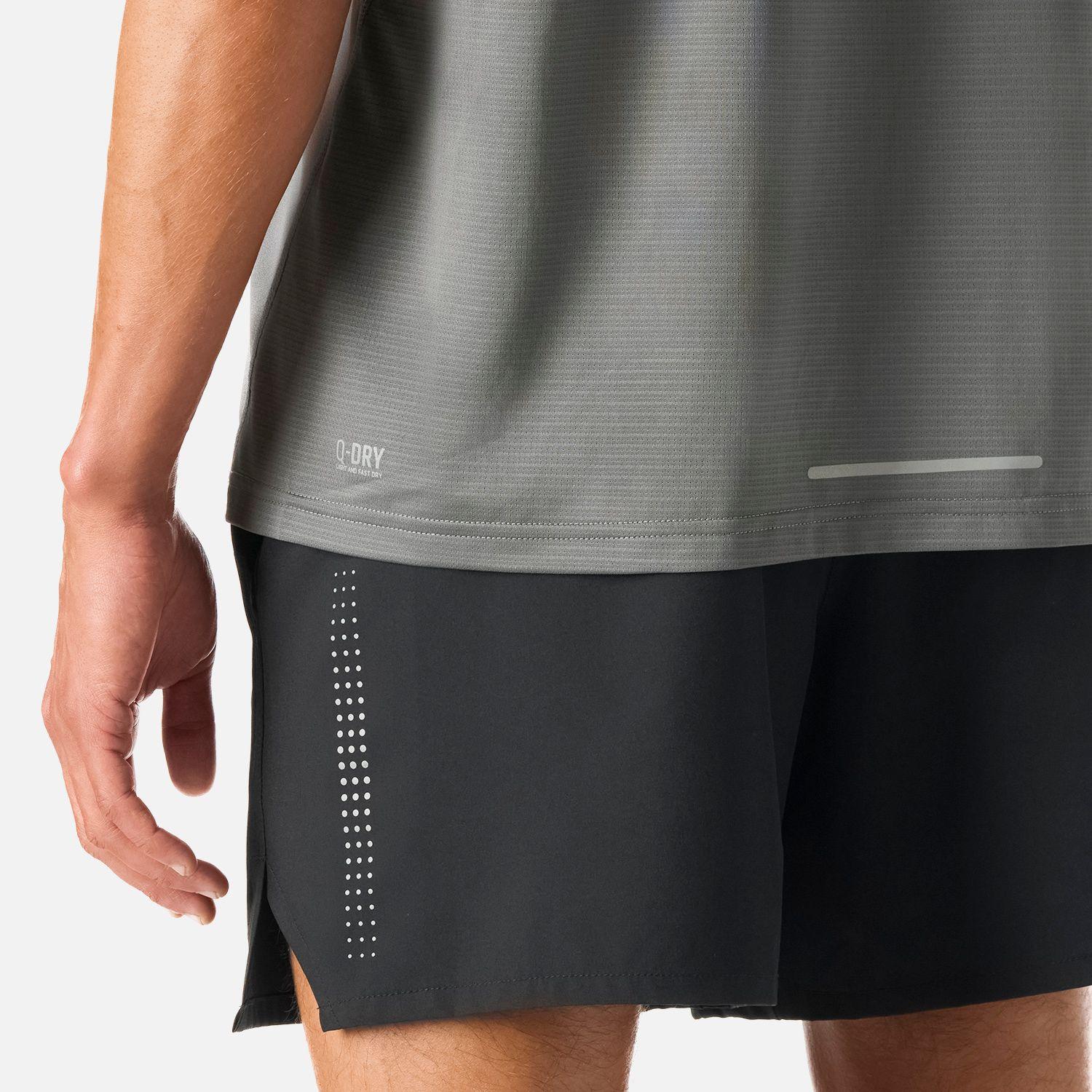 Polera Hombre Tempo Advanced T-Shirt Gris Medio Vulcano-5