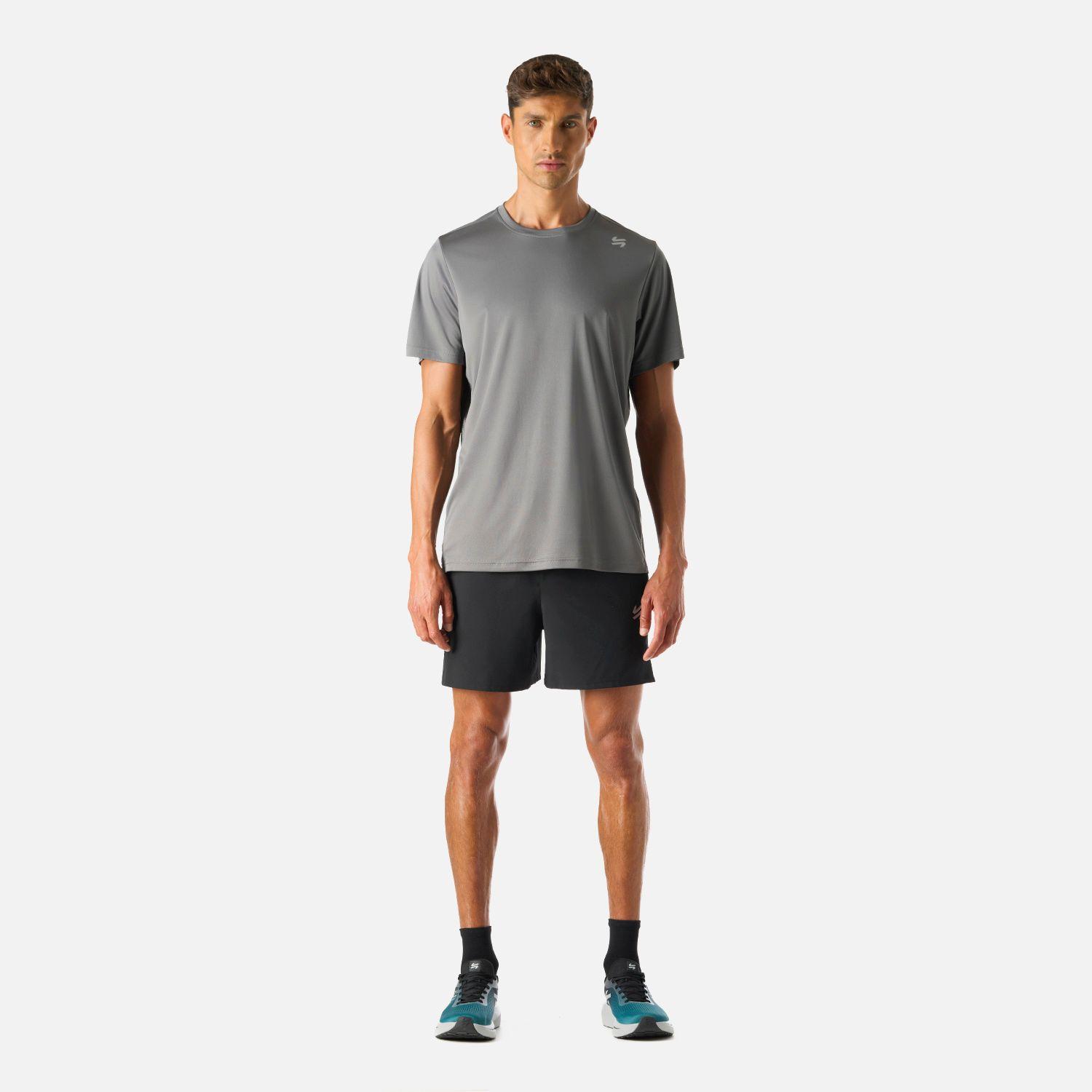 Polera manga corta running hombre Tempo Advanced-6