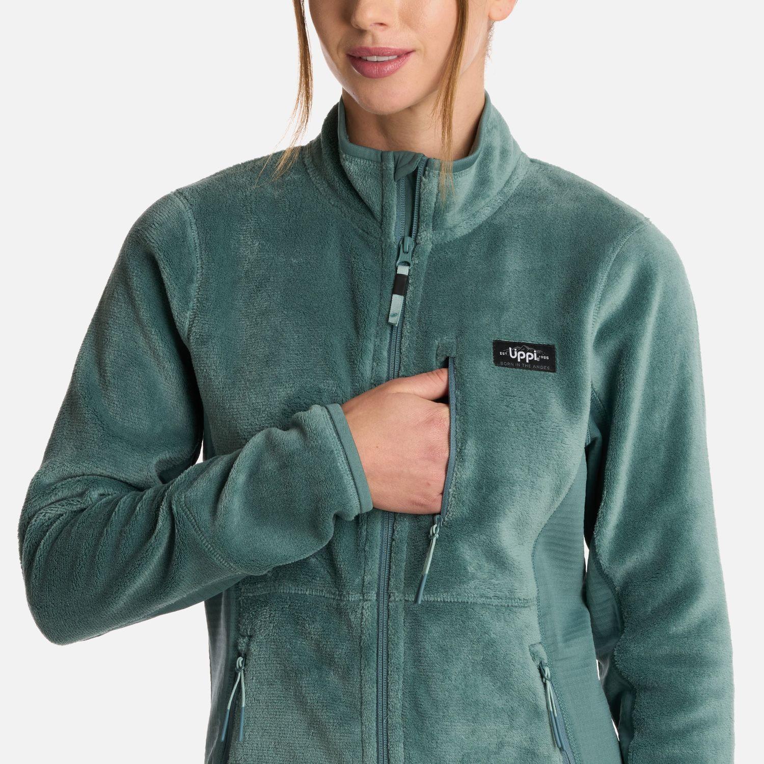 Polar Mujer Numan Shaggy-Pro Jacket Petroleo Lippi I25-3