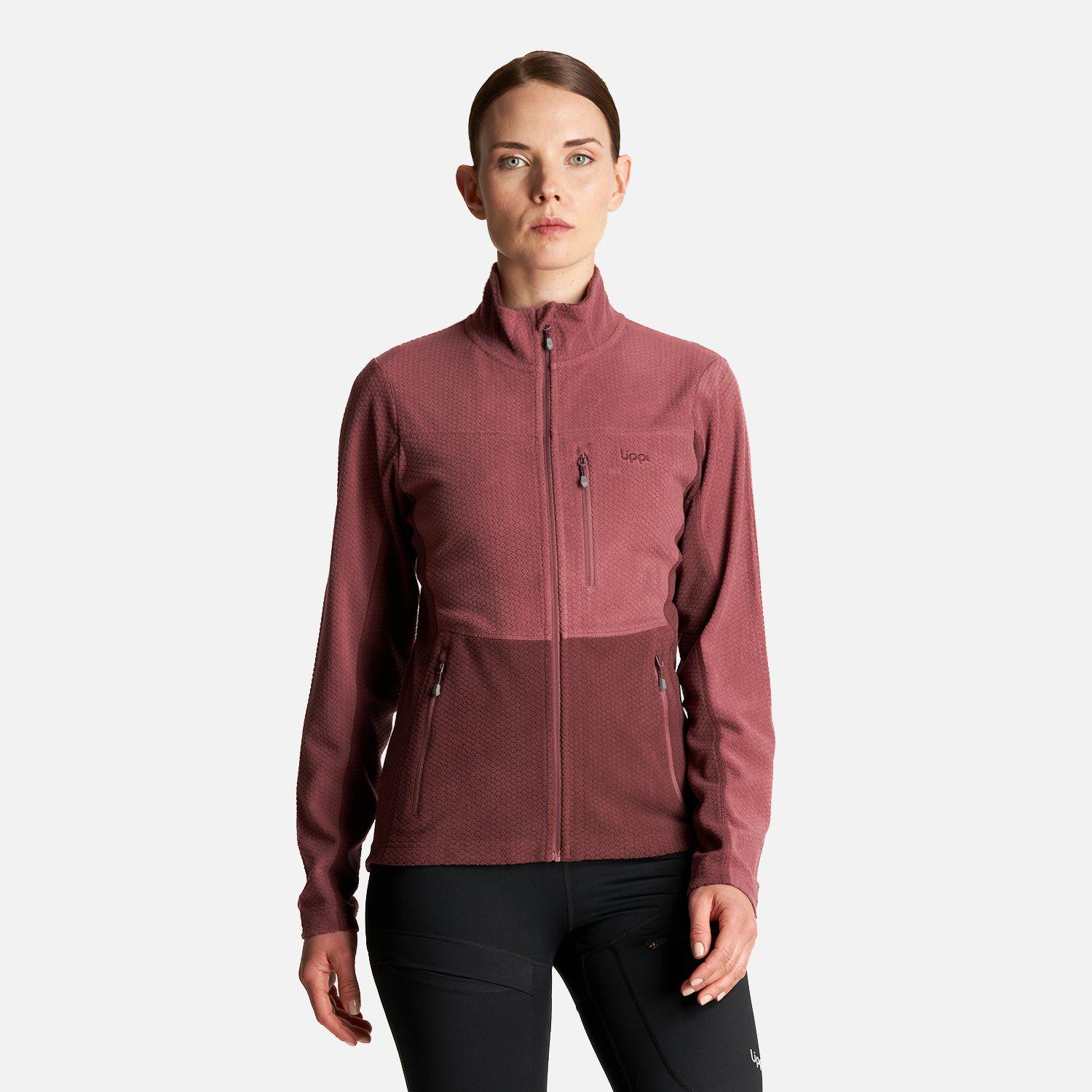 Poleron Mujer Numan Nano-F Jacket Frambuesa Oscuro Lippi-1