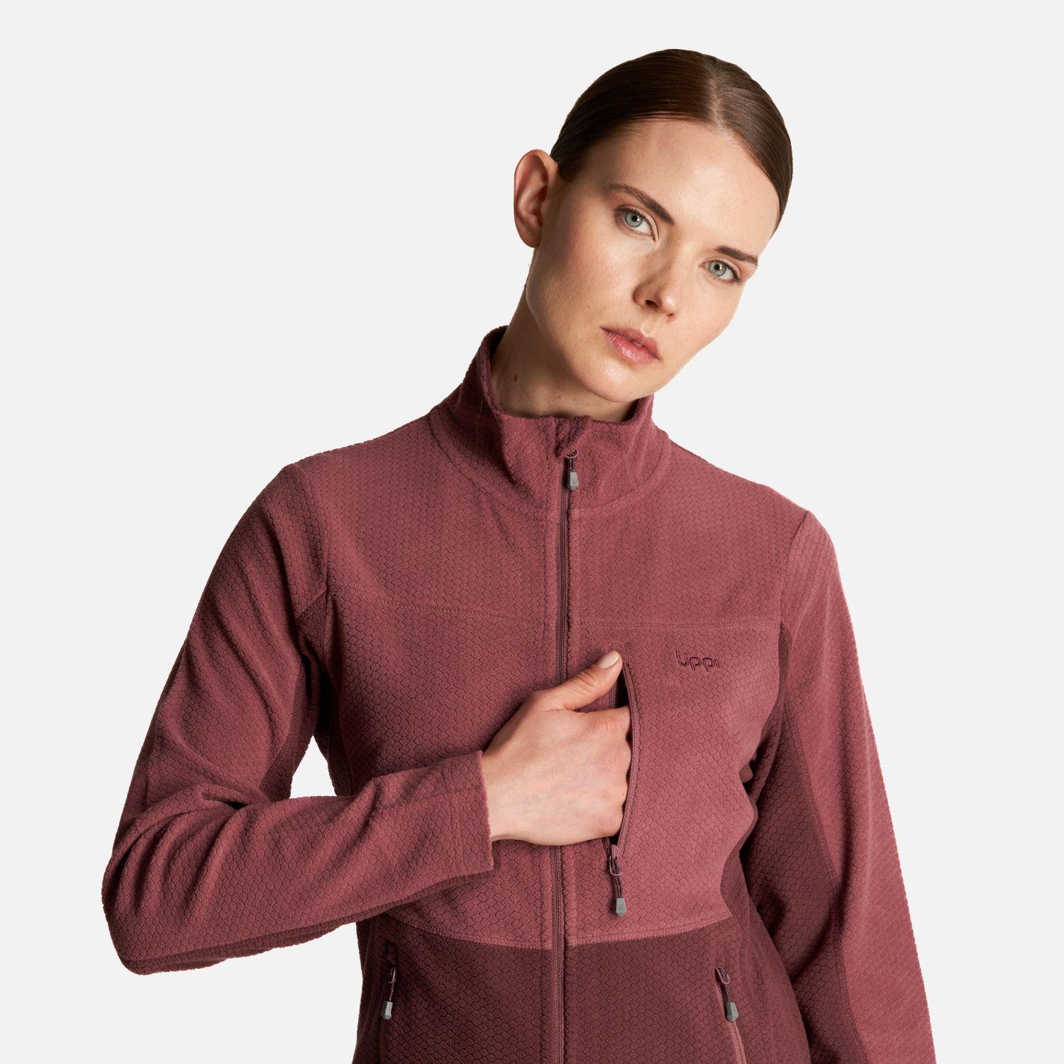 Poleron Mujer Numan Nano-F Jacket Frambuesa Oscuro Lippi-4
