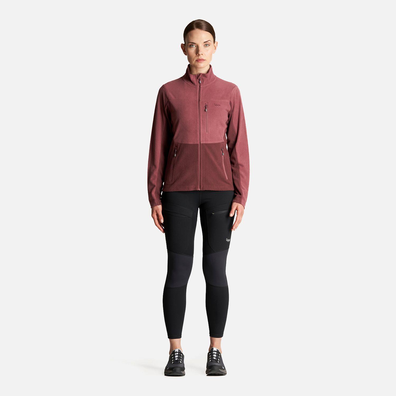 Poleron Mujer Numan Nano-F Jacket Frambuesa Oscuro Lippi-5