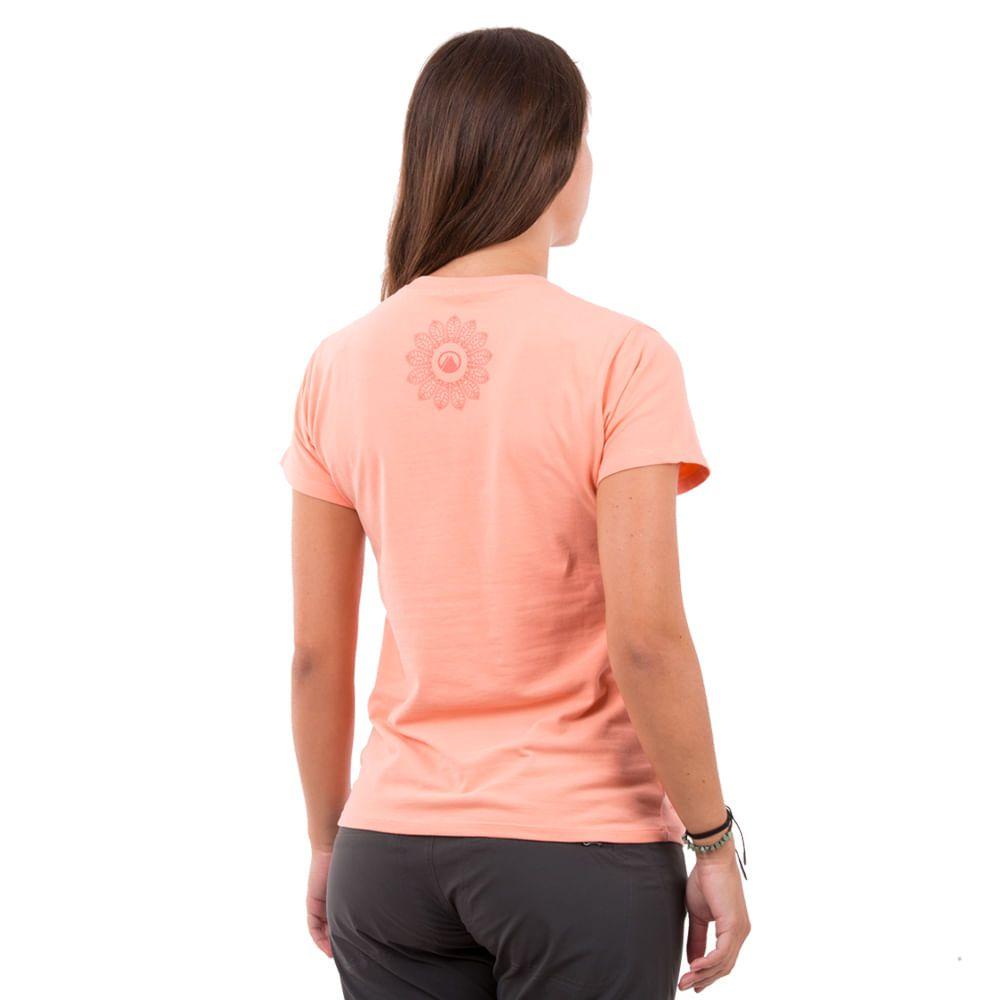 Polera Mujer Mandala Cotton T-Shirt Salmon Lippi-2