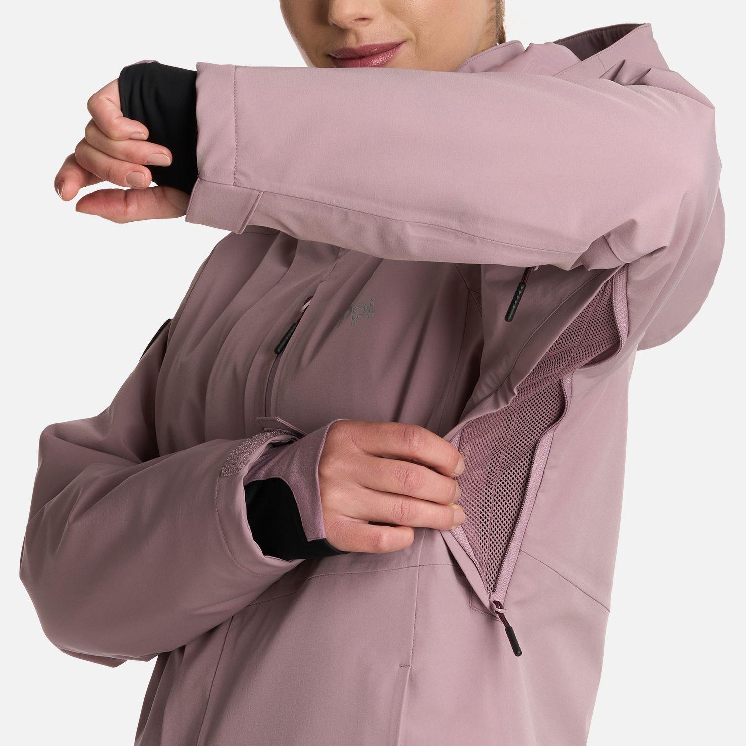 Chaqueta Mujer Andes B-Dry Hoody Jacket Malva Lippi I25-5