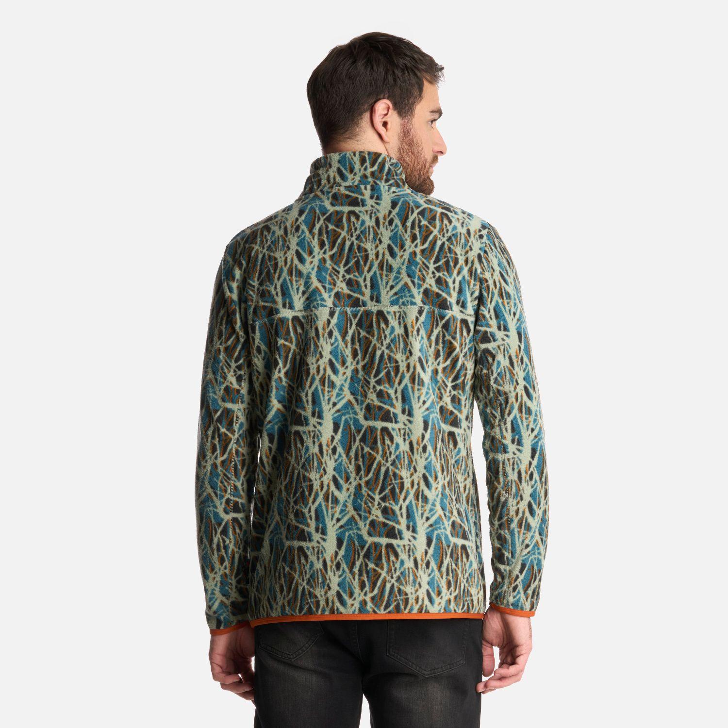 Polerón Hombre Tokerau Print Petroleo Haka Honu-2