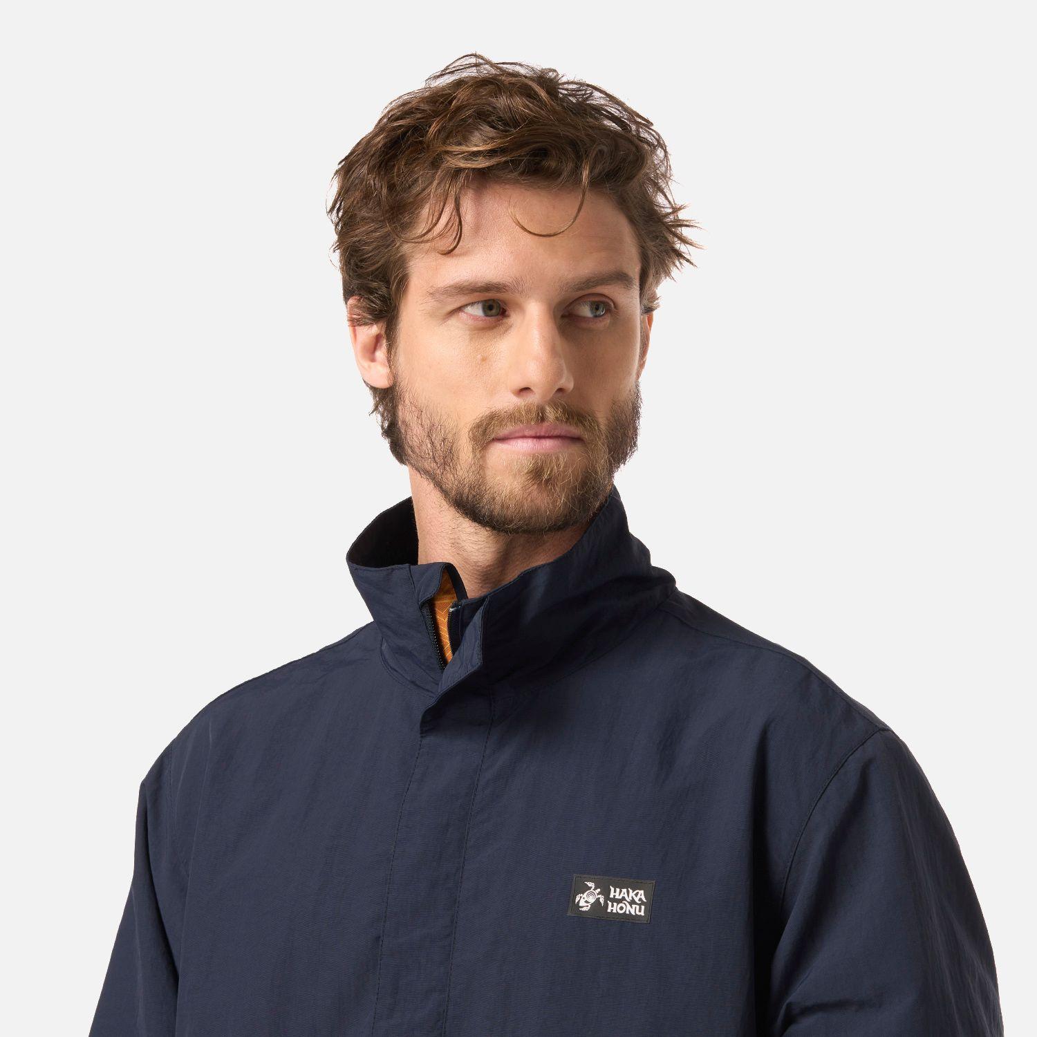 Chaqueta Hombre Hijo Del Viento 14 Zip Azul Noche Haka Honu V26-2