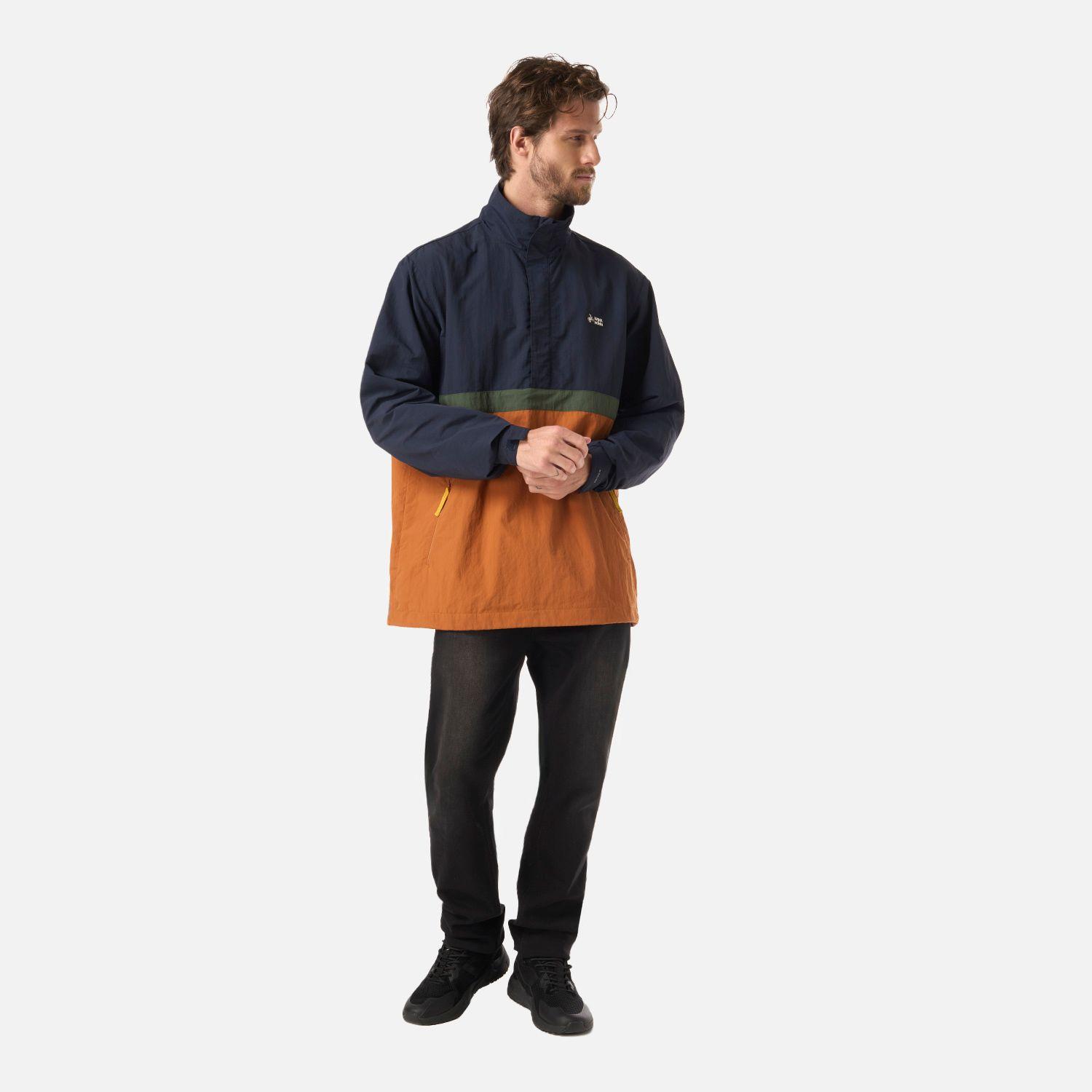 Chaqueta Hombre Hijo Del Viento 14 Zip Azul Noche Haka Honu V26-5