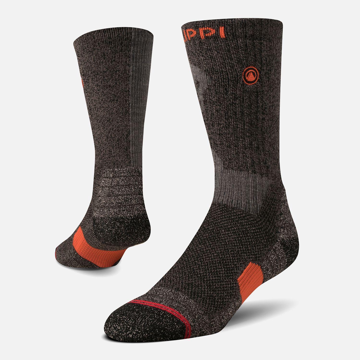 Calcetin Hombre Trekking Warm Socks Gris Oscuro Lippi I23-0