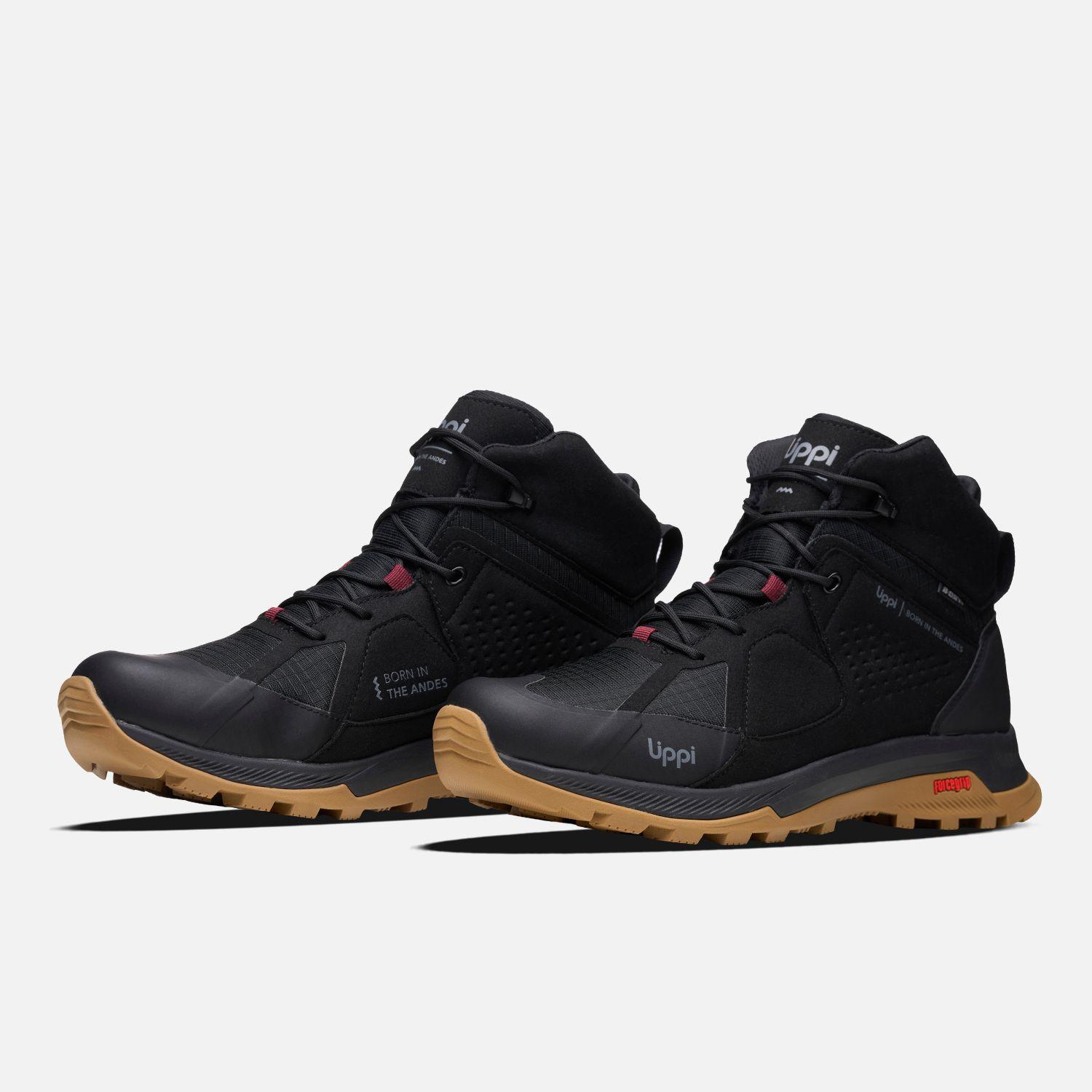 Zapatilla Hombre Vulcano Onyx Mid B-dry Negro Lippi I26-3