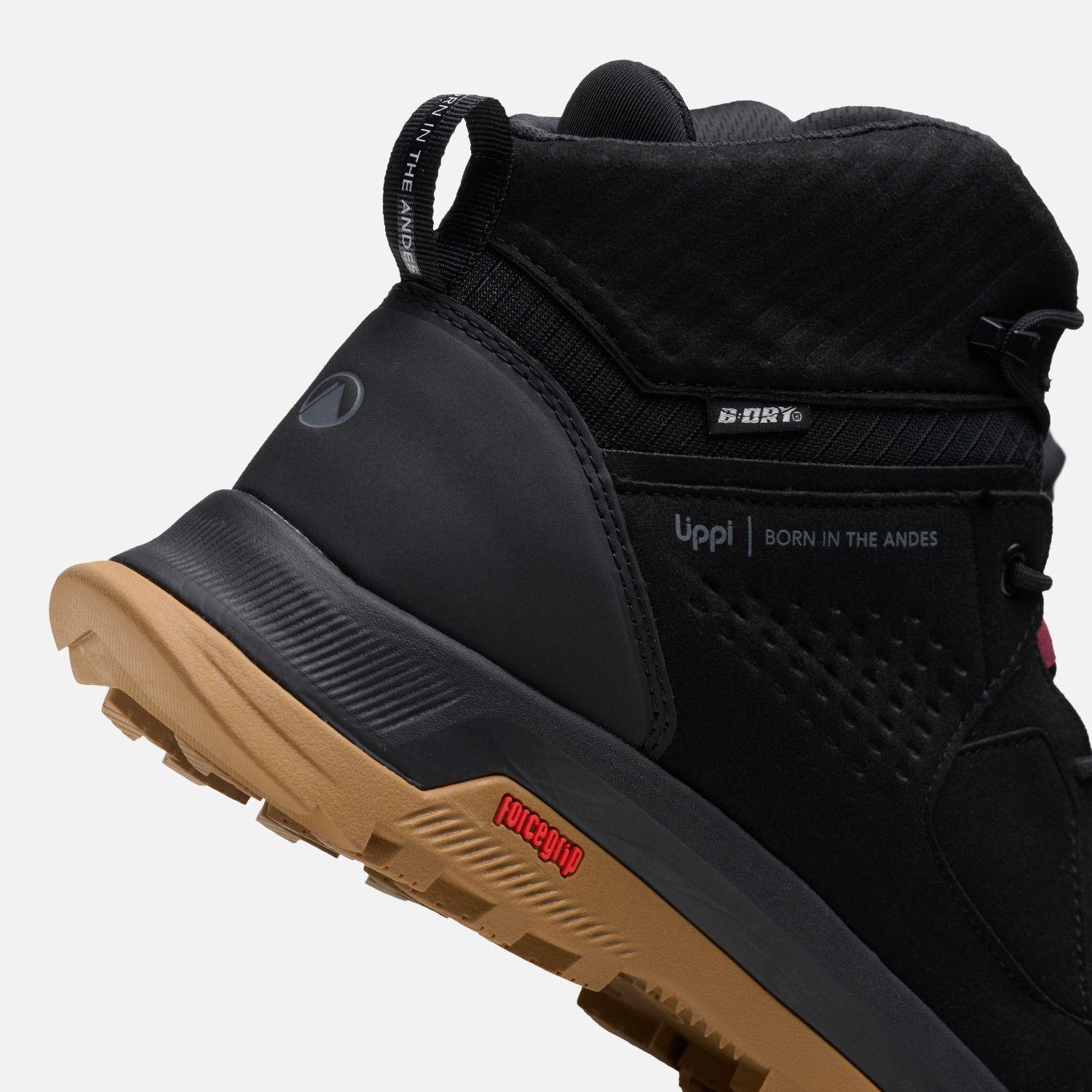 Zapatilla Hombre Vulcano Onyx Mid B-dry Negro Lippi I26-7