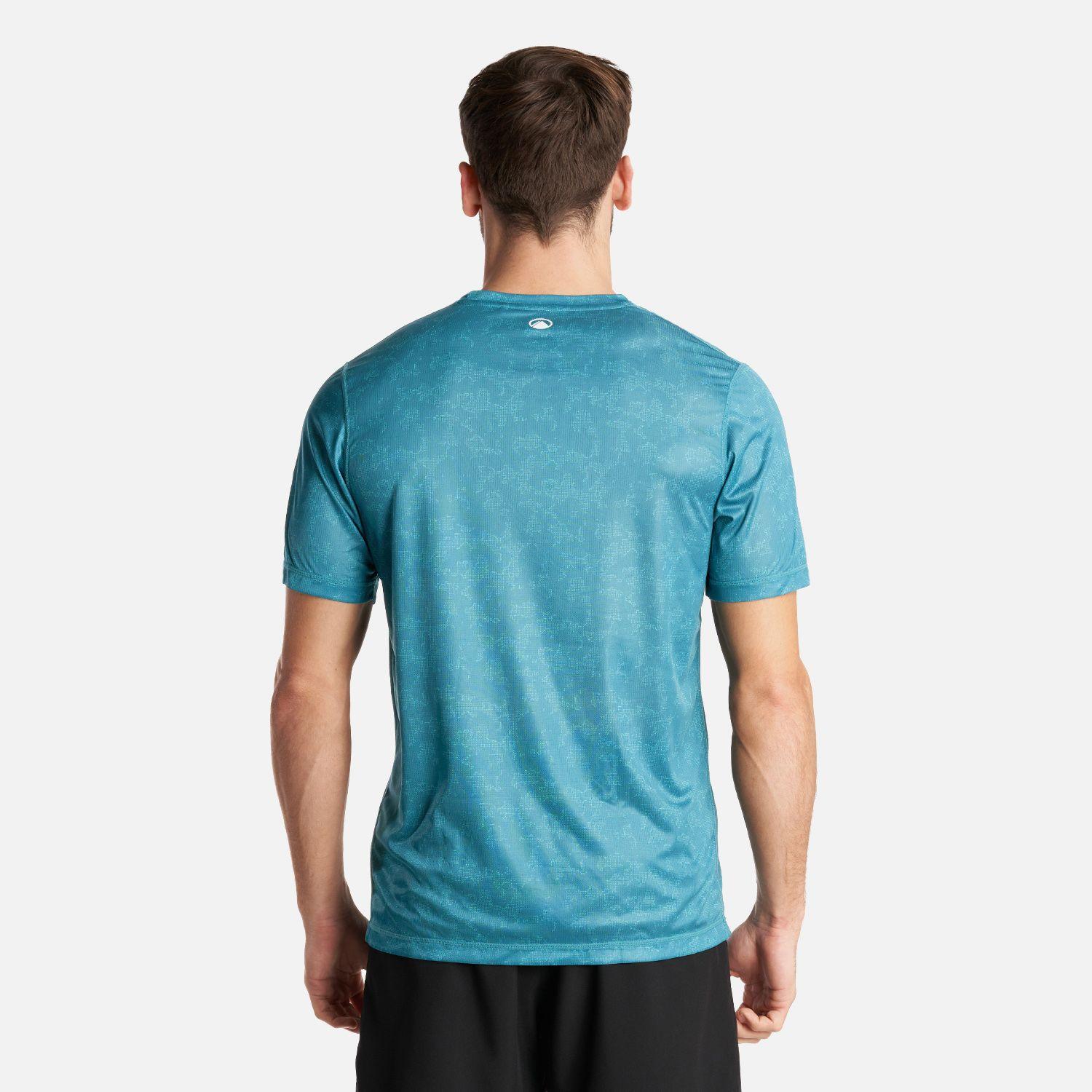 Polera Hombre Core Q-Dry T-Shirt Print Petroleo Lippi I24-3