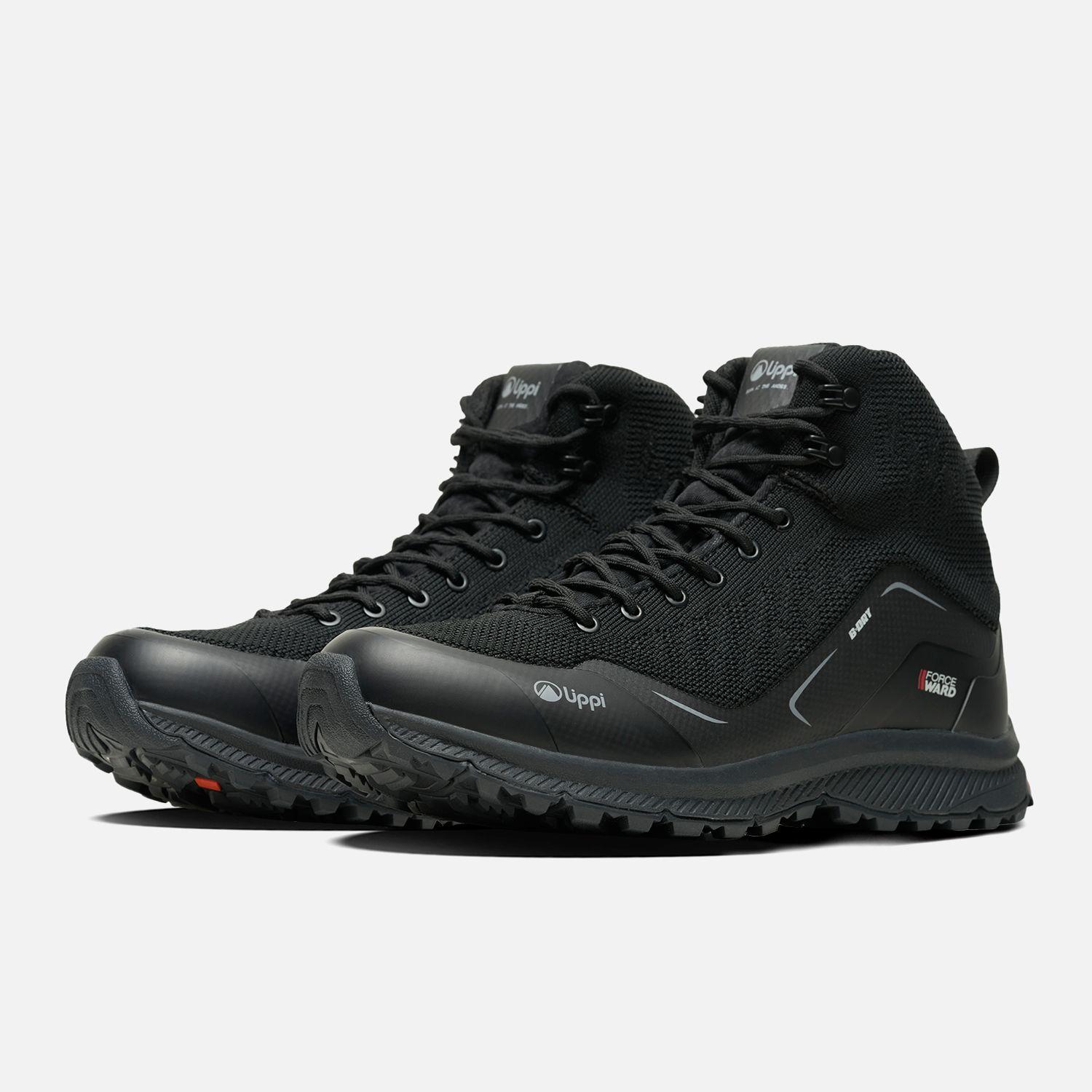 Botín Hombre Light Rock Mid II All Black Lippi-2
