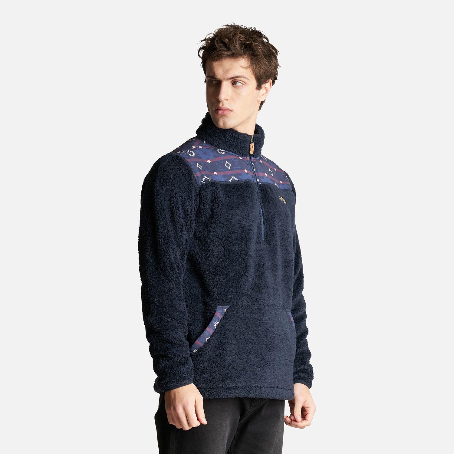 Poleron Hombre Baggy Sweatshirt Azul Marino Lippi V23-2