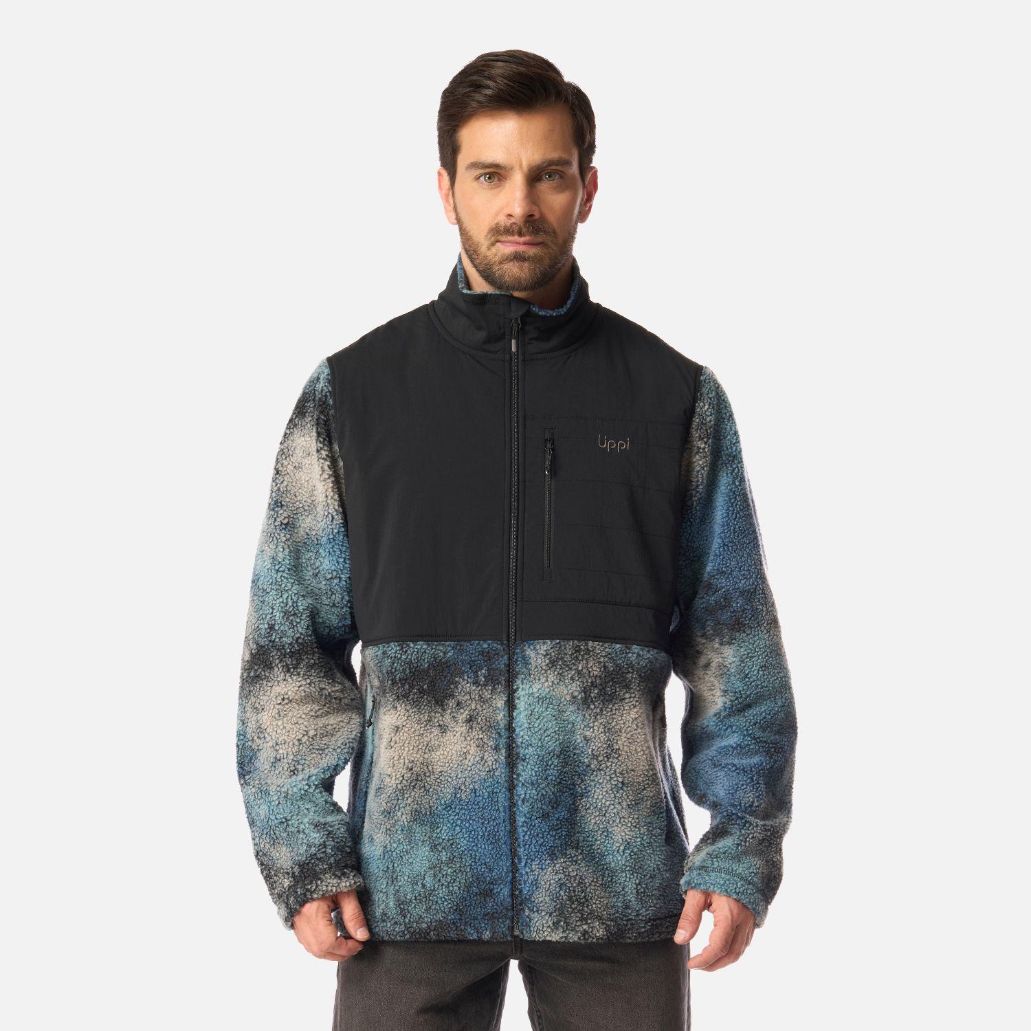 Polar Hombre Glaciar Sherpa-Pro Jacket Print Negro Lippi I26-0