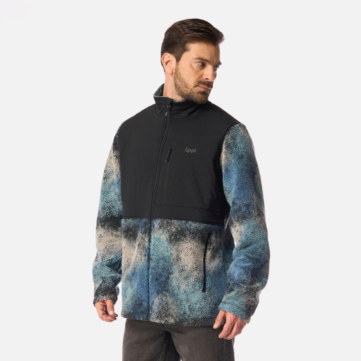 Polar Hombre Glaciar Sherpa-Pro Jacket Print Negro Lippi I26-1