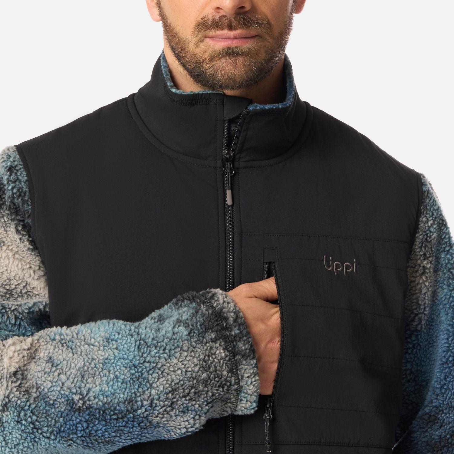 Polar Hombre Glaciar Sherpa-Pro Jacket Print Negro Lippi I26-3