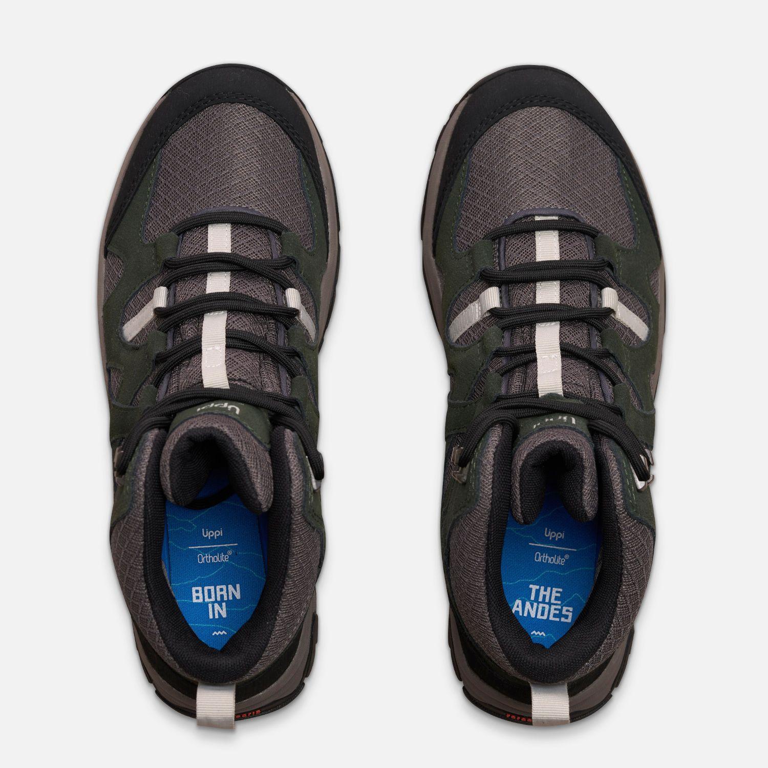 Botín Hombre Tellus Mid Verde Oscuro Lippi I26-5