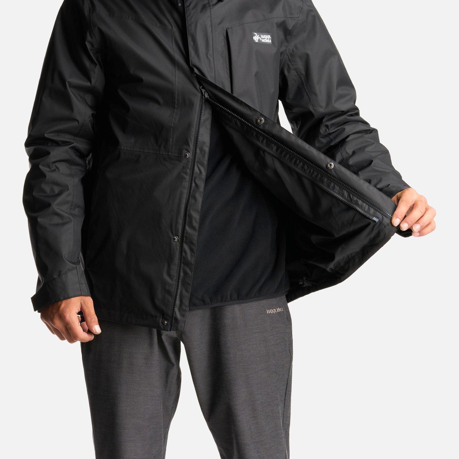 Chaqueta Hombre Corteza Negro Haka Honu-9
