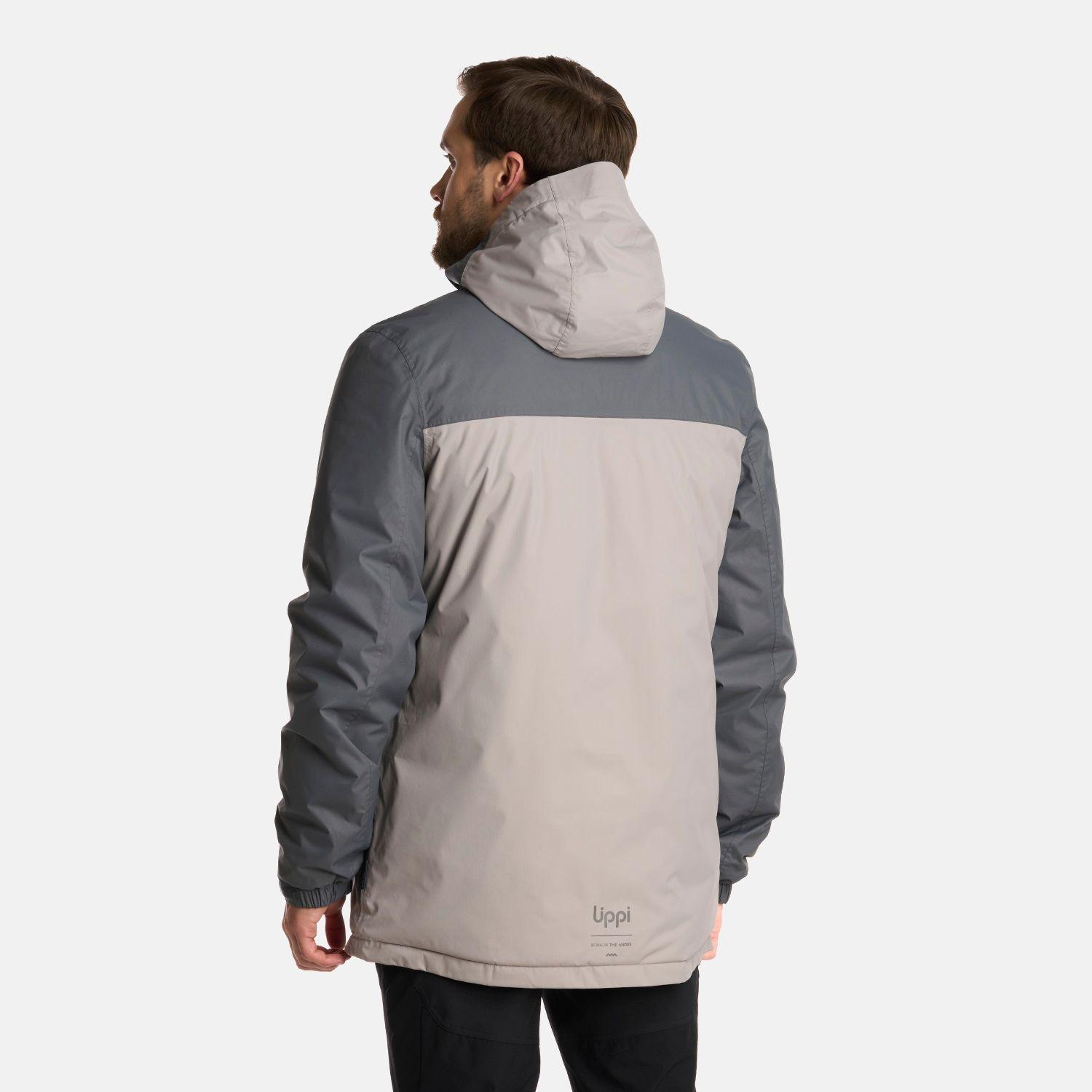 Chaqueta Hombre Gunther B-Dry Hoody Gris Medio Lippi I25-2