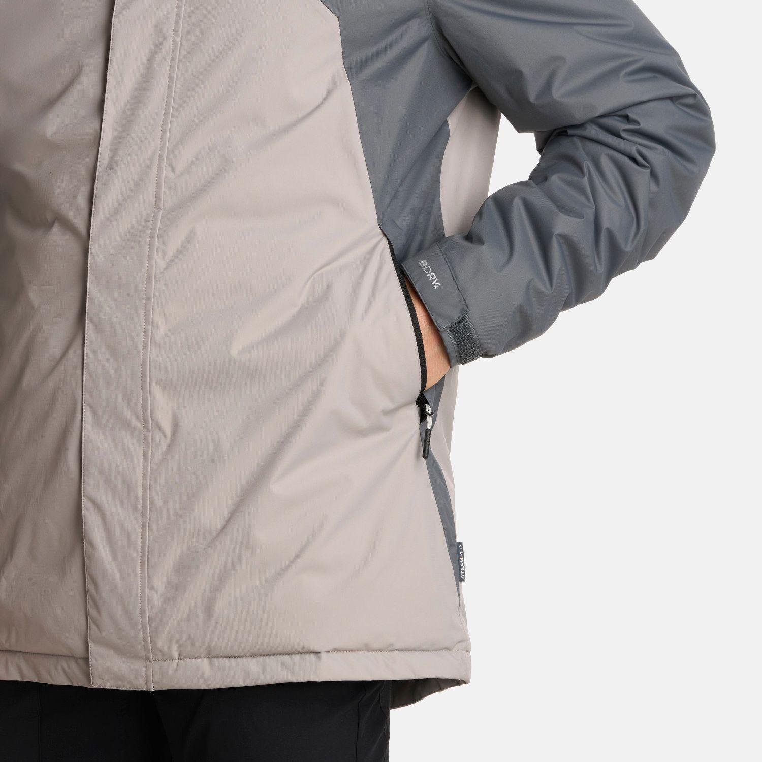 Chaqueta Hombre Gunther B-Dry Hoody Gris Medio Lippi I25-4
