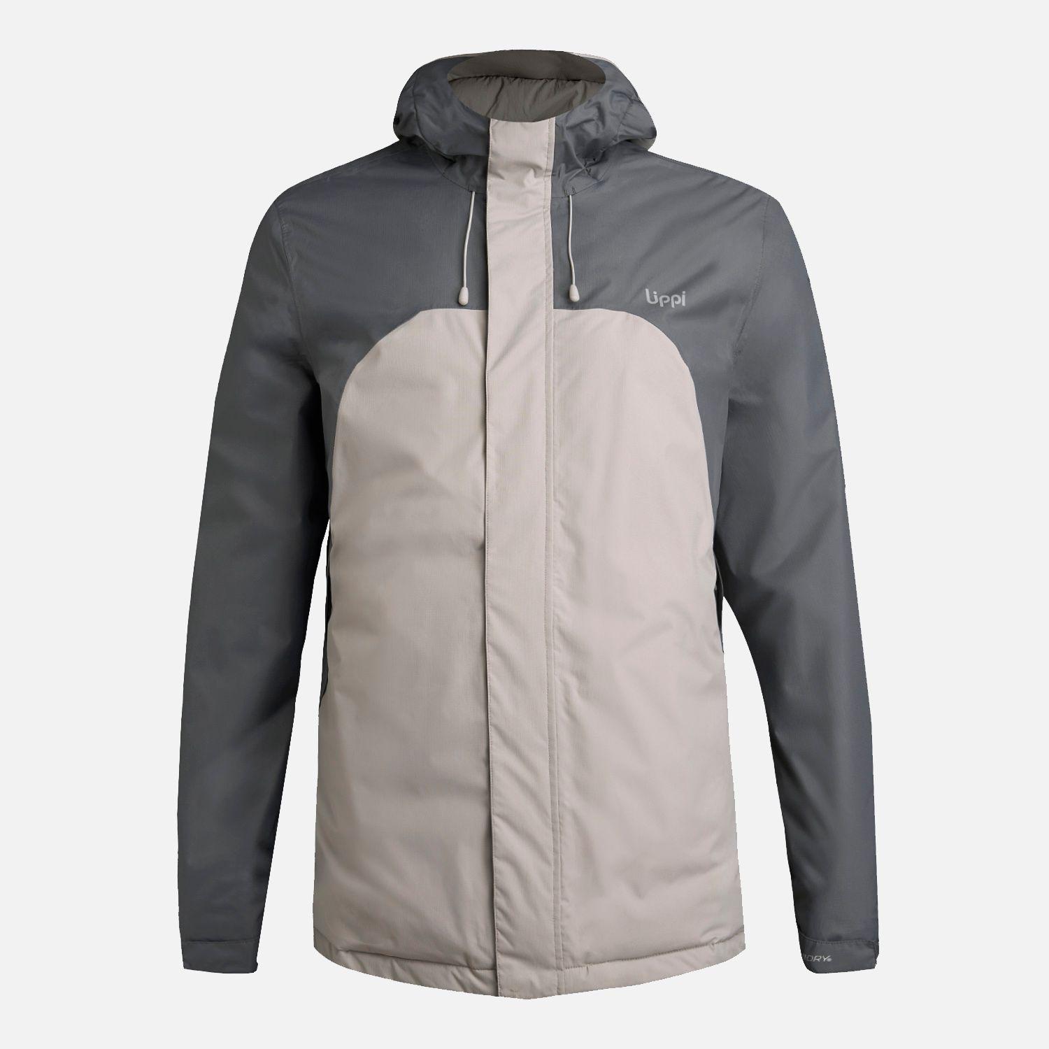 Chaqueta Hombre Gunther B-Dry Hoody Gris Medio Lippi I25-8